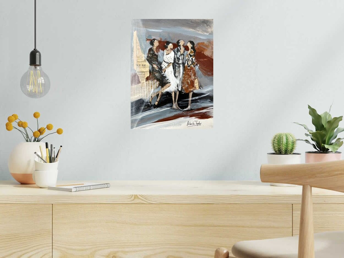 Dessin Femmes 20 de ARANCHA TEJEDOR dans un intérieur – 30 × 40 cm