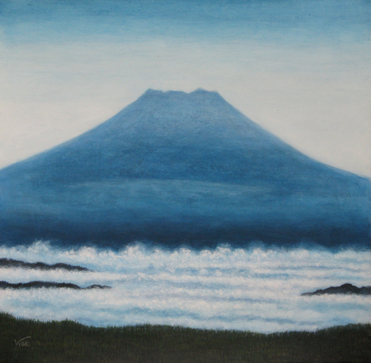 Dessin figuratif petit format Sans titre 14 – KATSUKO KUROYA – 30 × 30 cm