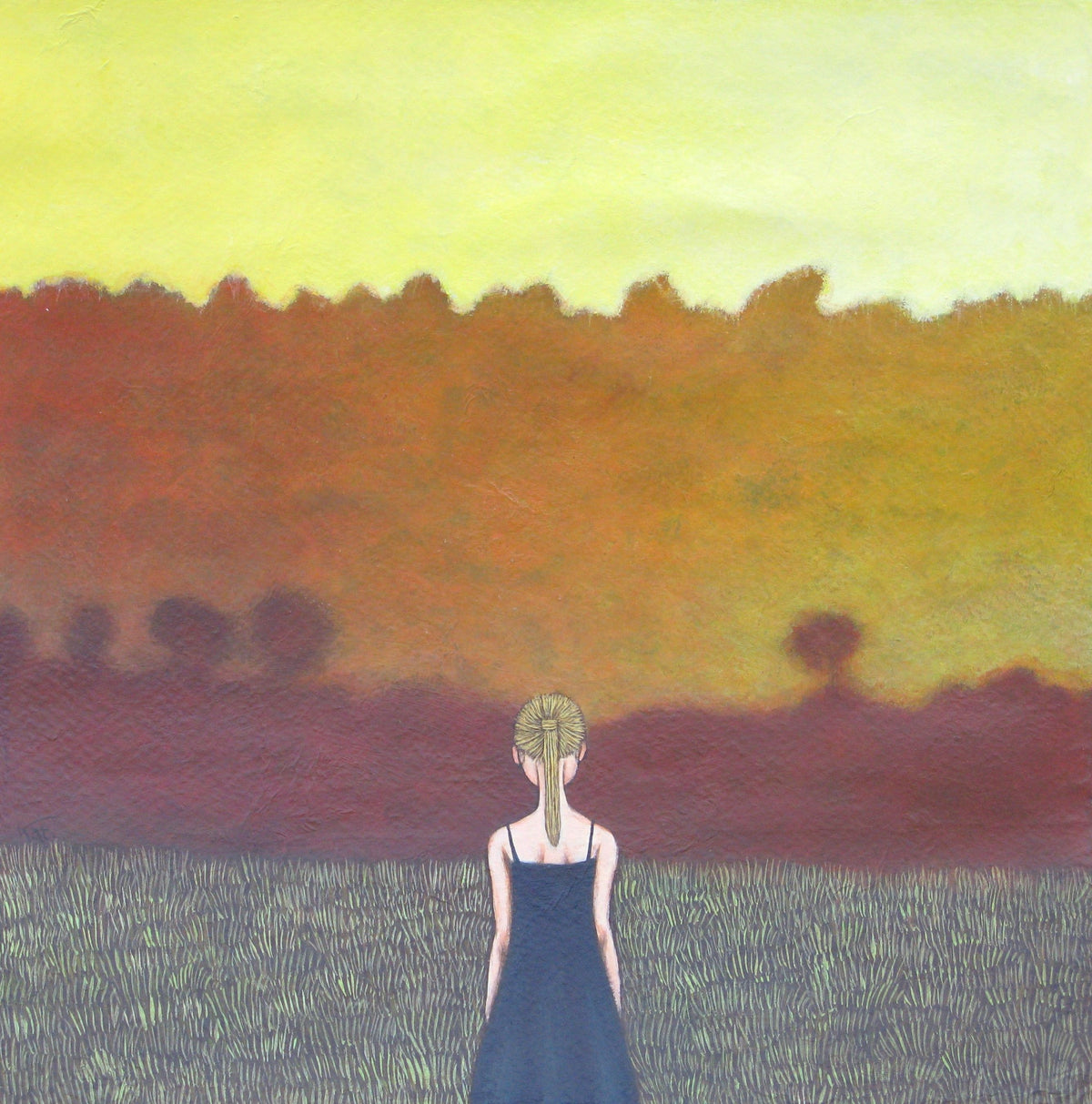 Dessin figuratif petit format Sans titre 16 – KATSUKO KUROYA – 30 × 30 cm