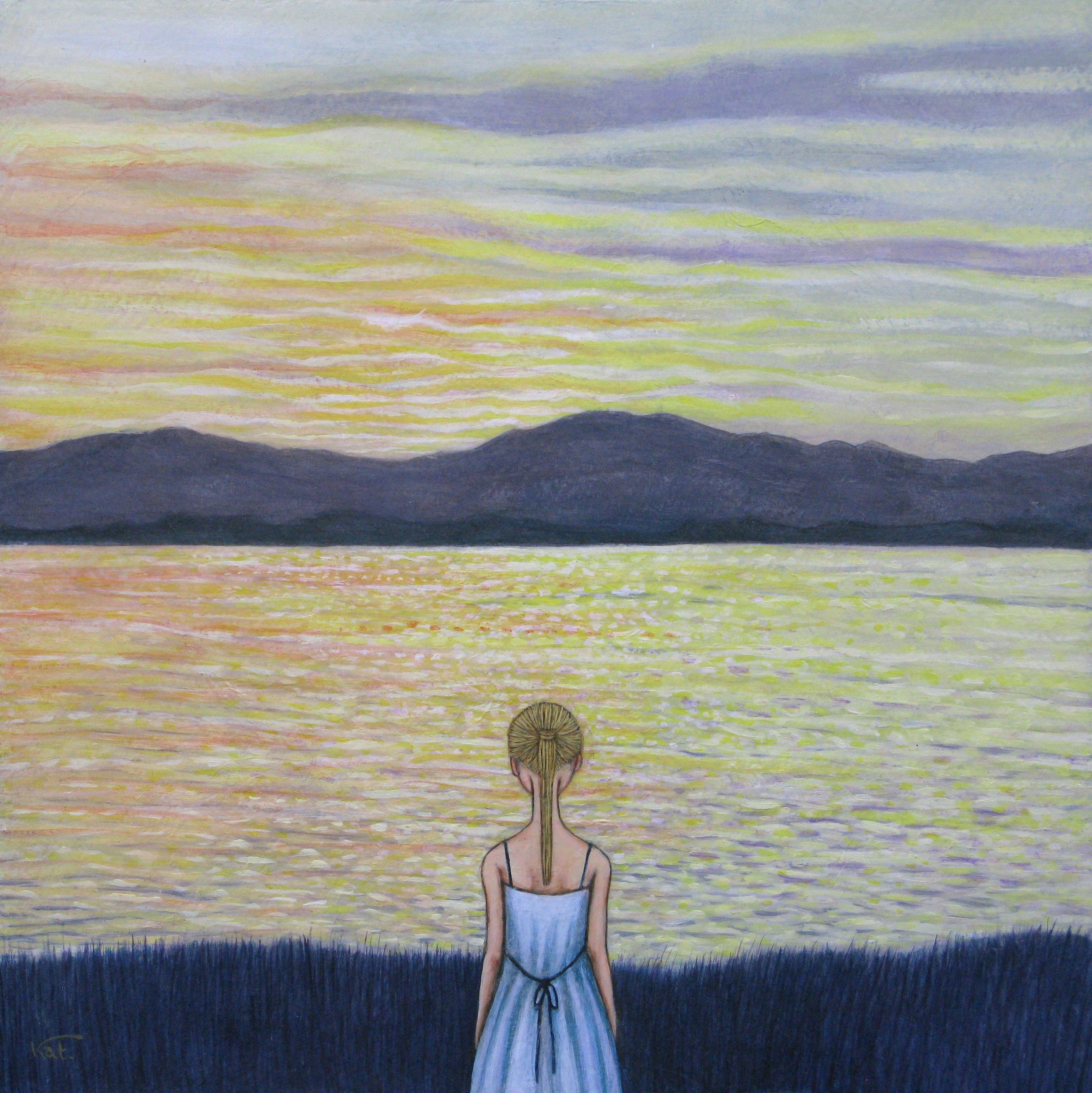 Dessin figuratif petit format Sans titre 17 – KATSUKO KUROYA – 30 × 30 cm
