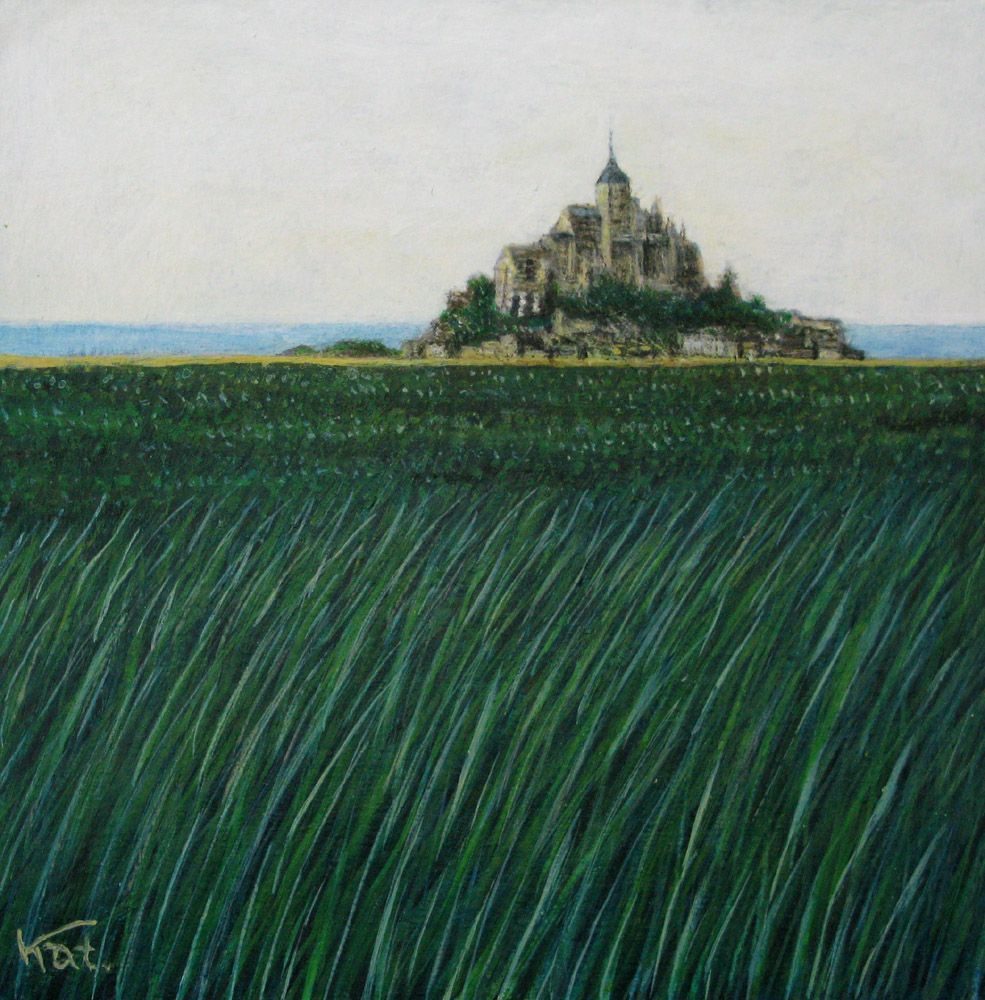 Dessin figuratif petit format Sans titre 25 – KATSUKO KUROYA – 15 × 15 cm