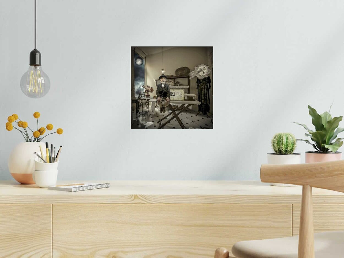 Digigraphie MELIES de OliR dans un intérieur – 30 × 30 cm