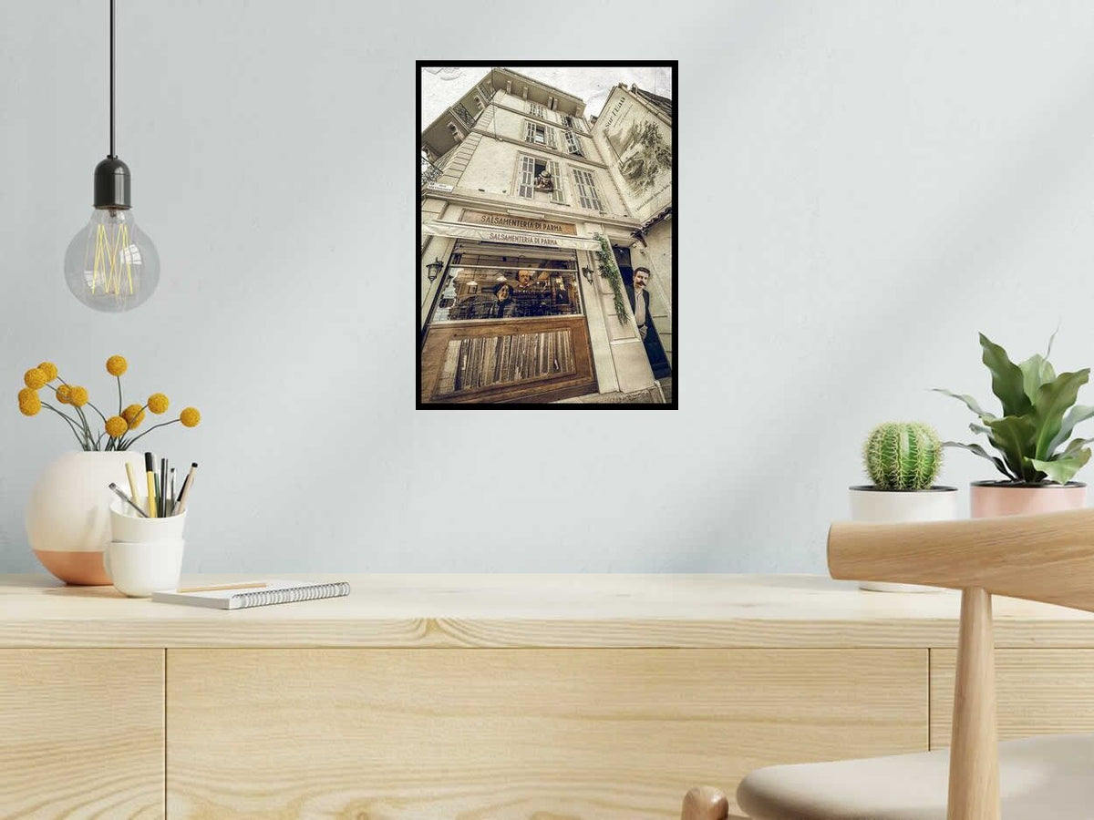 Digigraphie L'epicerie Litteraire de OliR dans un intérieur – 30 × 40 cm