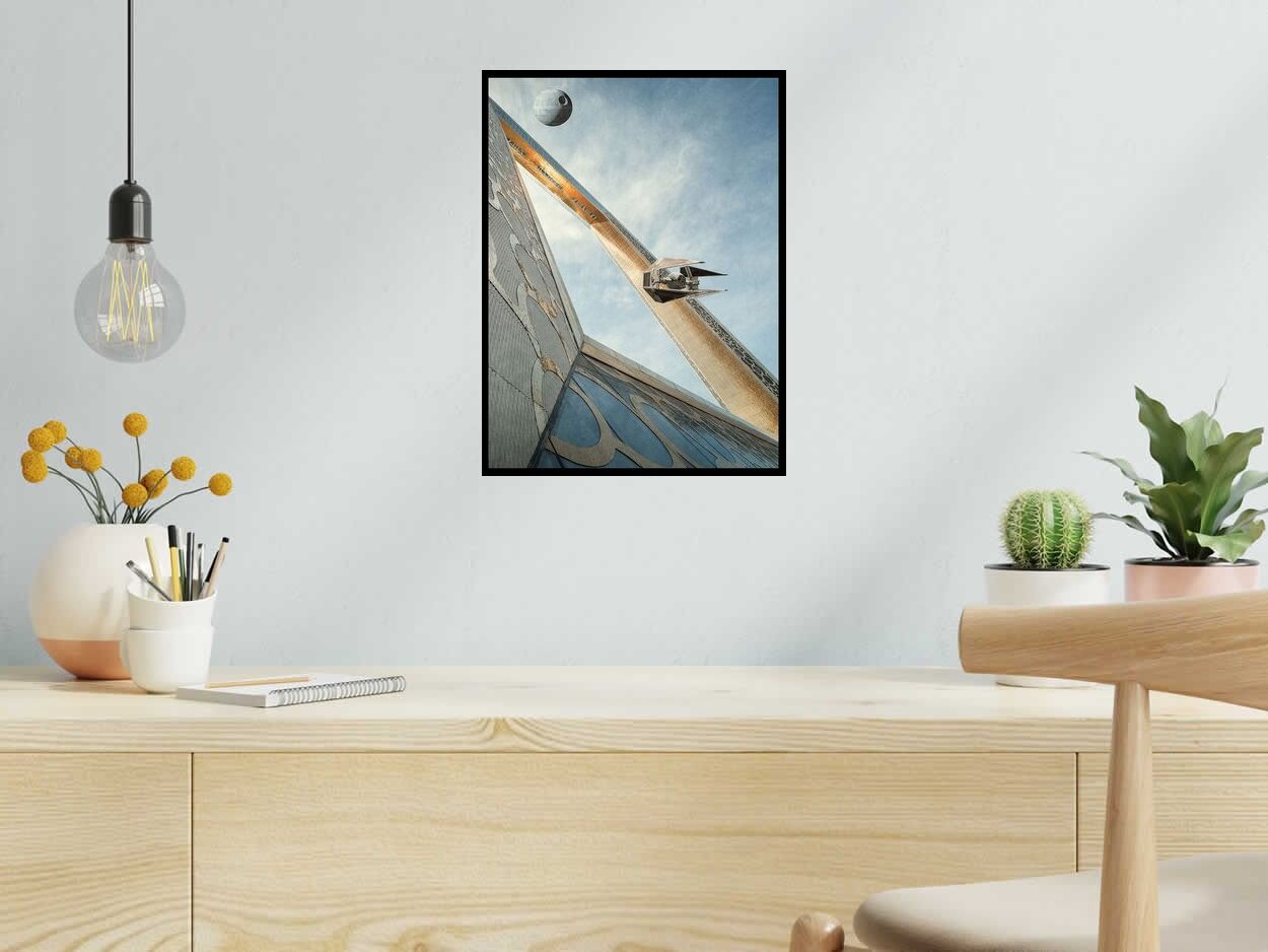Digigraphie SW The frame I de OliR dans un intérieur – 30 × 40 cm