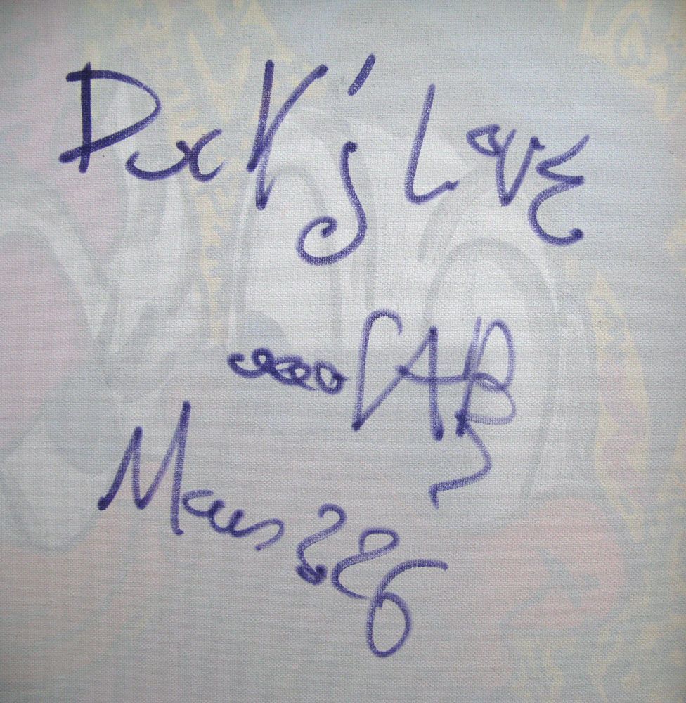Tableau de RICO SAB a pour titre  Duck's love style street pop art, street art dim : RICO SABprix:250