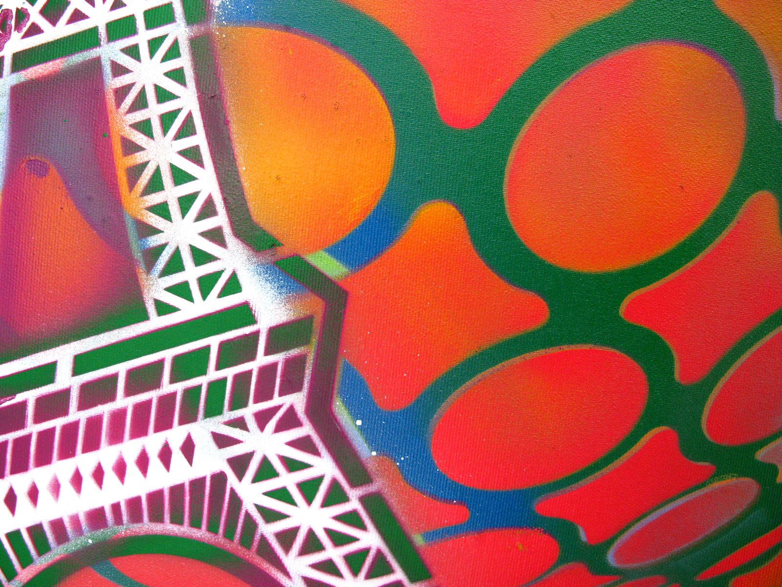 Tableau de YANN GUINCHAN a pour titre  Eiffel 1 style graphique dim : YANN GUINCHANprix:550