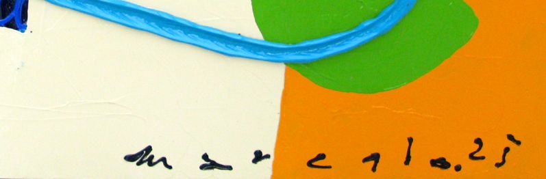 Tableau de MARCELLO CID SAINT JEAN a pour titre  Espacios style abstrait dim : MARCELLO CID SAINT JEANprix:500