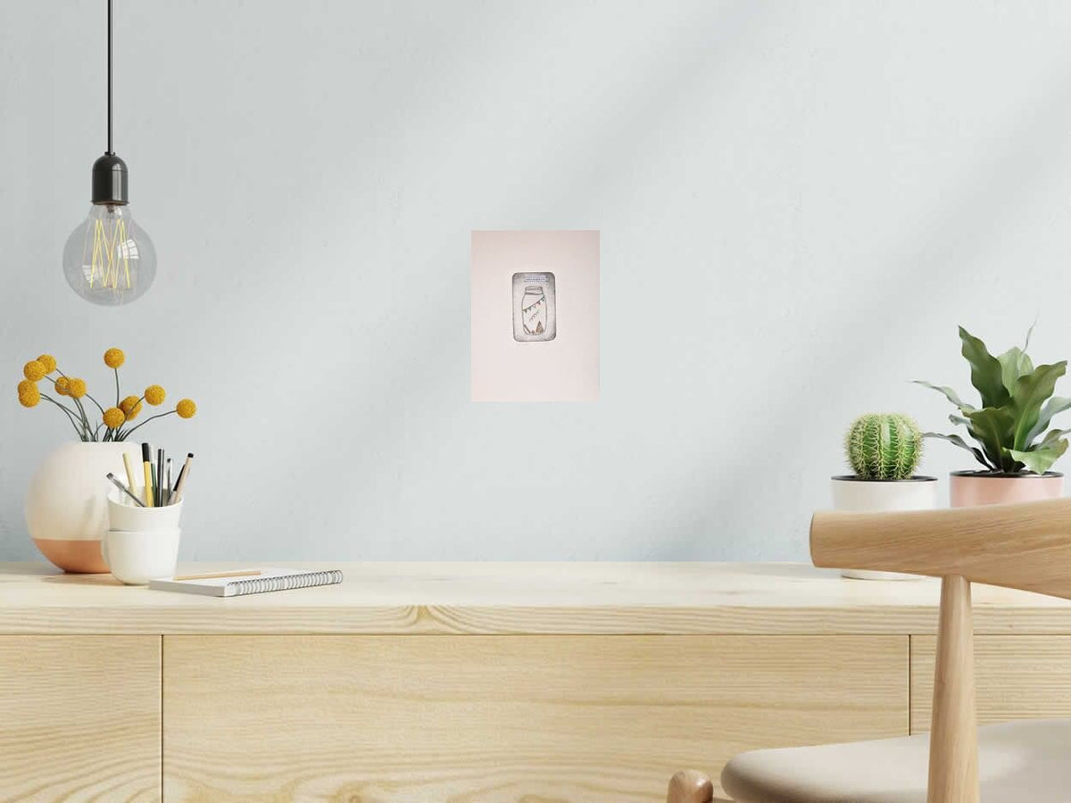 Estampe Conserver son sens de la fête de NAVIEILLEVILLE dans un intérieur – 15 × 20 cm