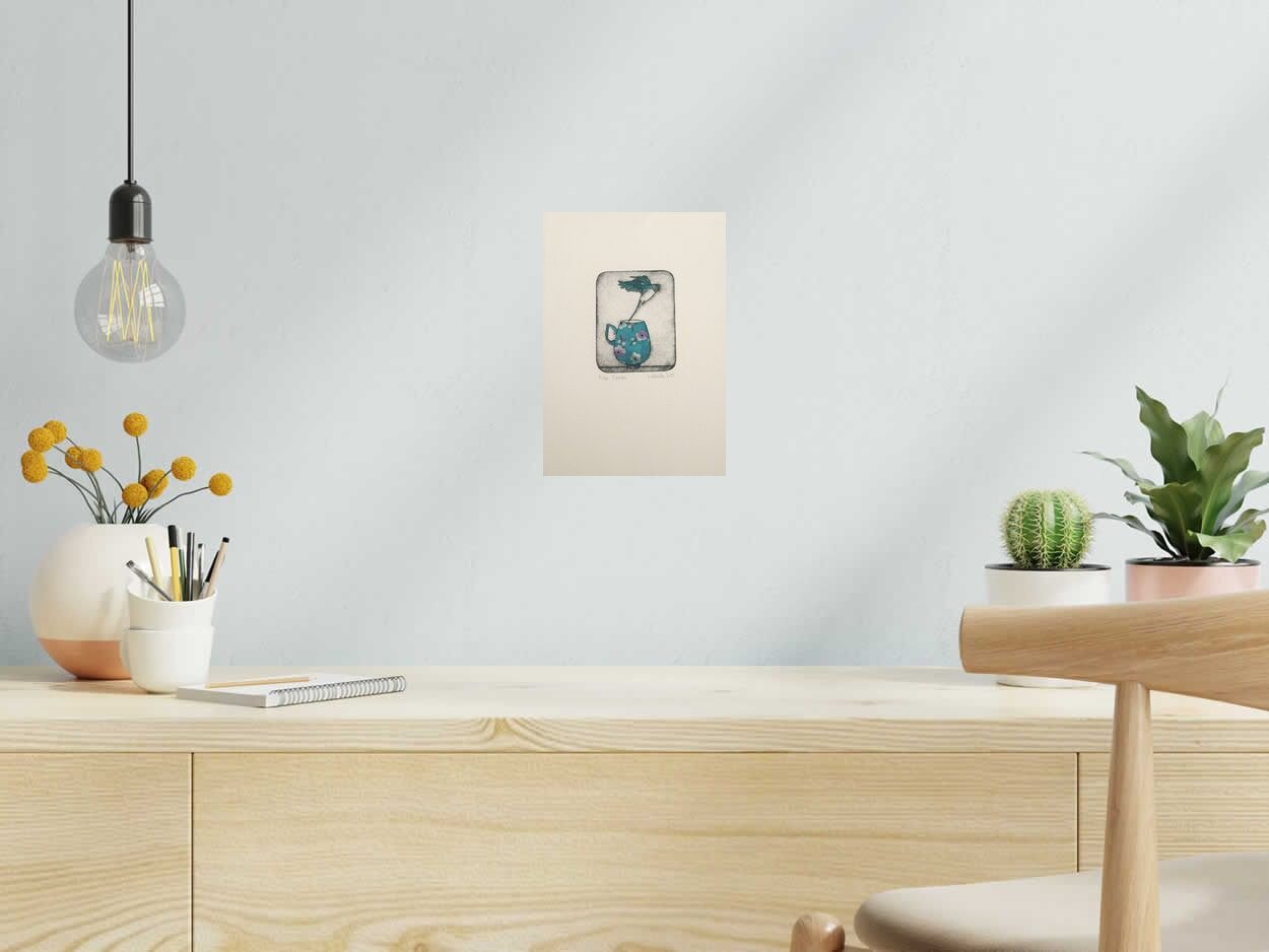 Estampe L'envol de NAVIEILLEVILLE dans un intérieur – 18 × 26 cm
