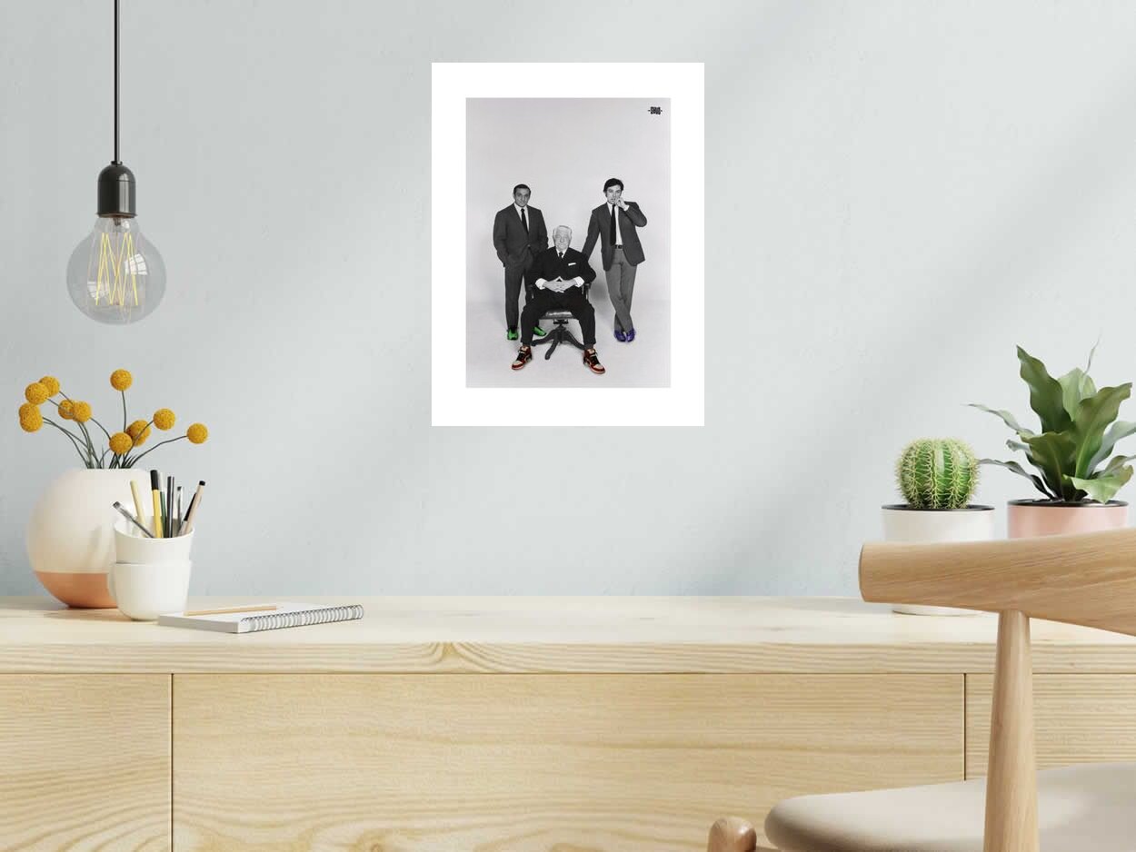 Estampe Les Siciliens de SHUZ dans un intérieur – 40 × 30 cm