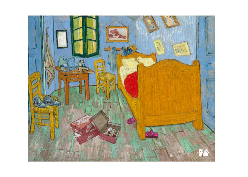 Estampe figuratif petit format Range ta chambre – SHUZ – 40 × 30 cm