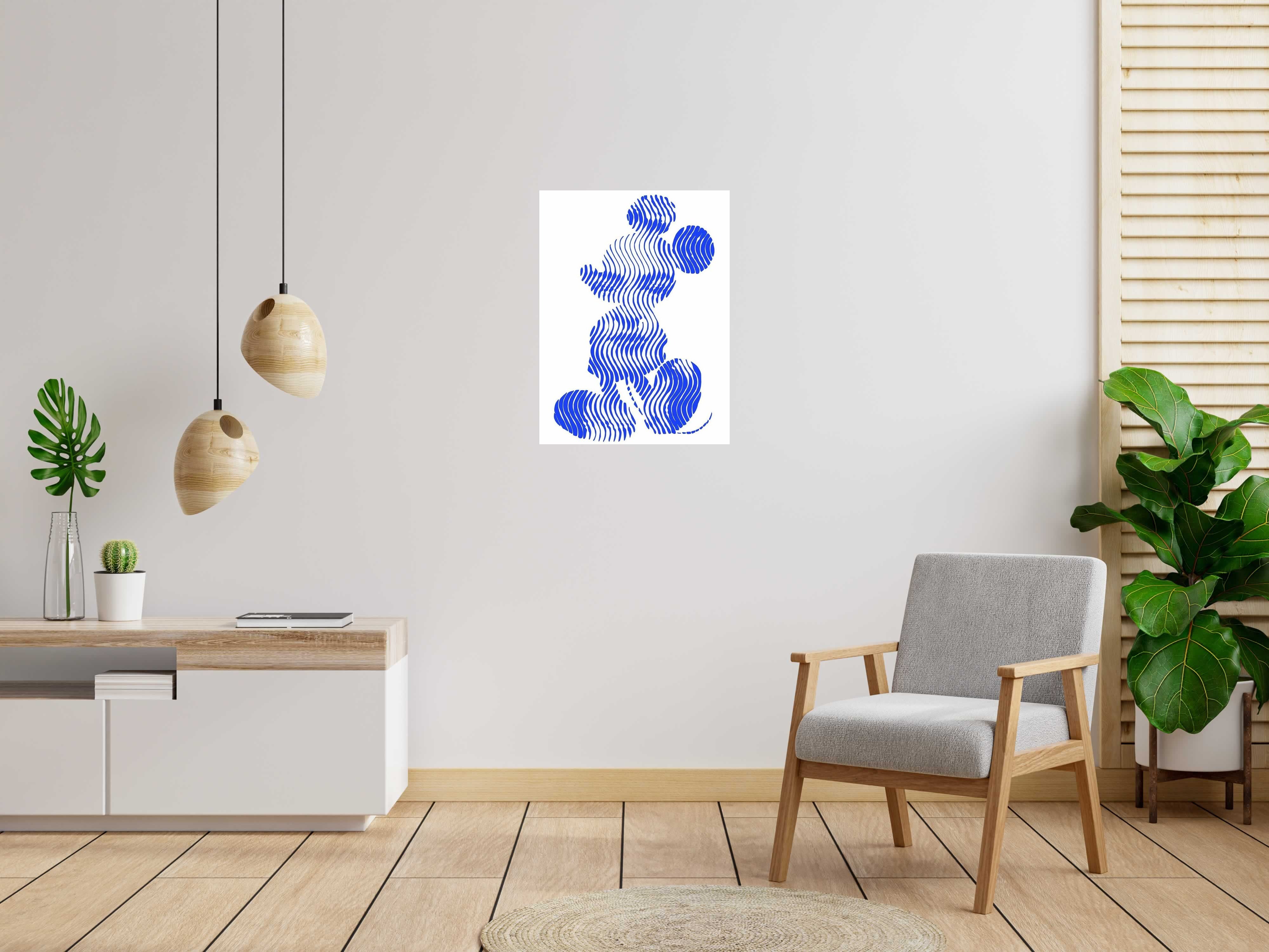 Estampe MICKAHLO de WAWAPOD dans un intérieur – 60 × 80 cm