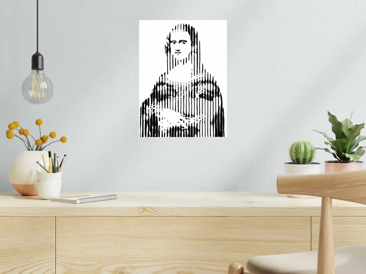 Estampe MONA MONROE de WAWAPOD dans un intérieur – 30 × 40 cm
