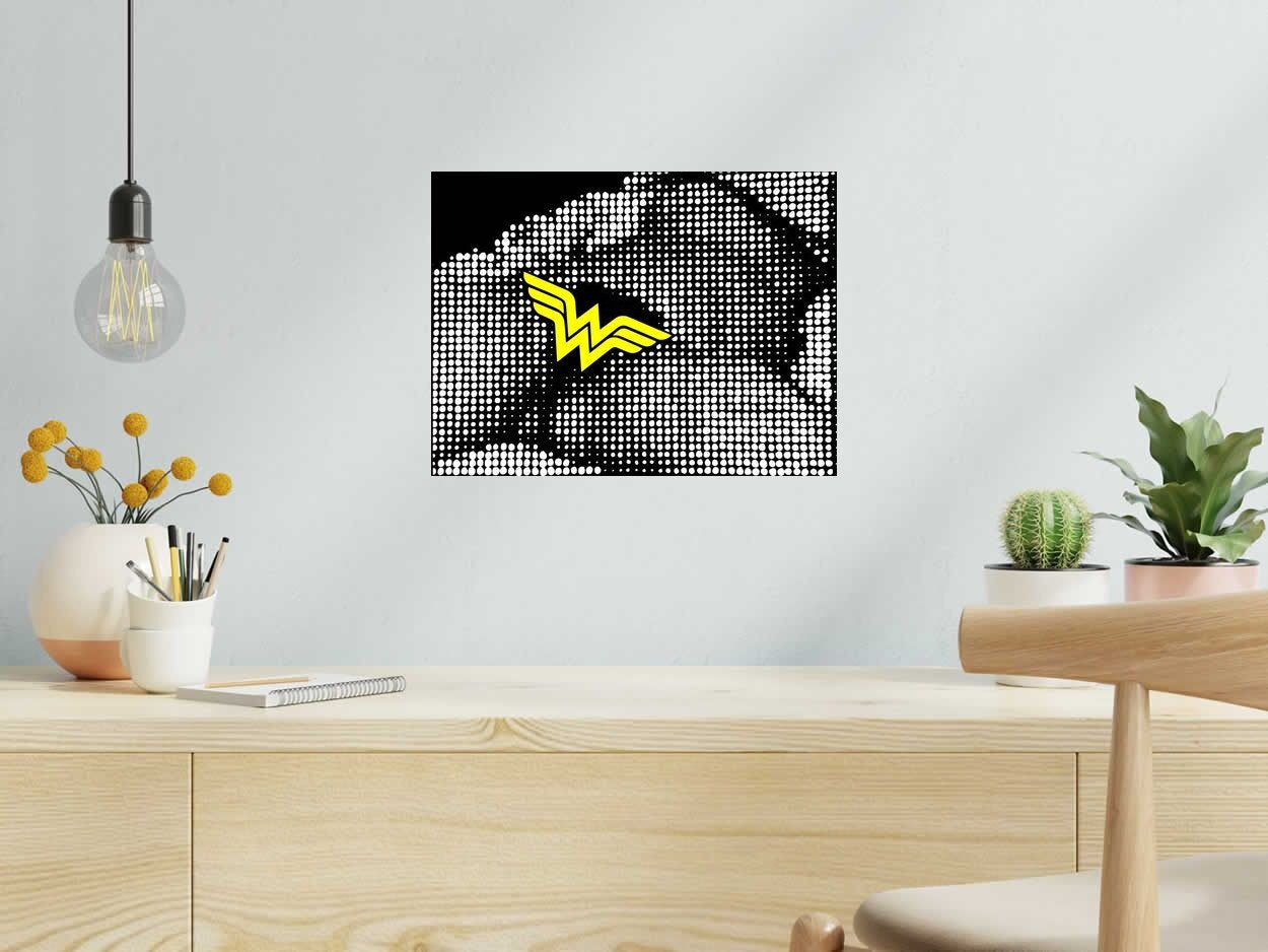 Estampe WONDER de WAWAPOD dans un intérieur – 40 × 30 cm