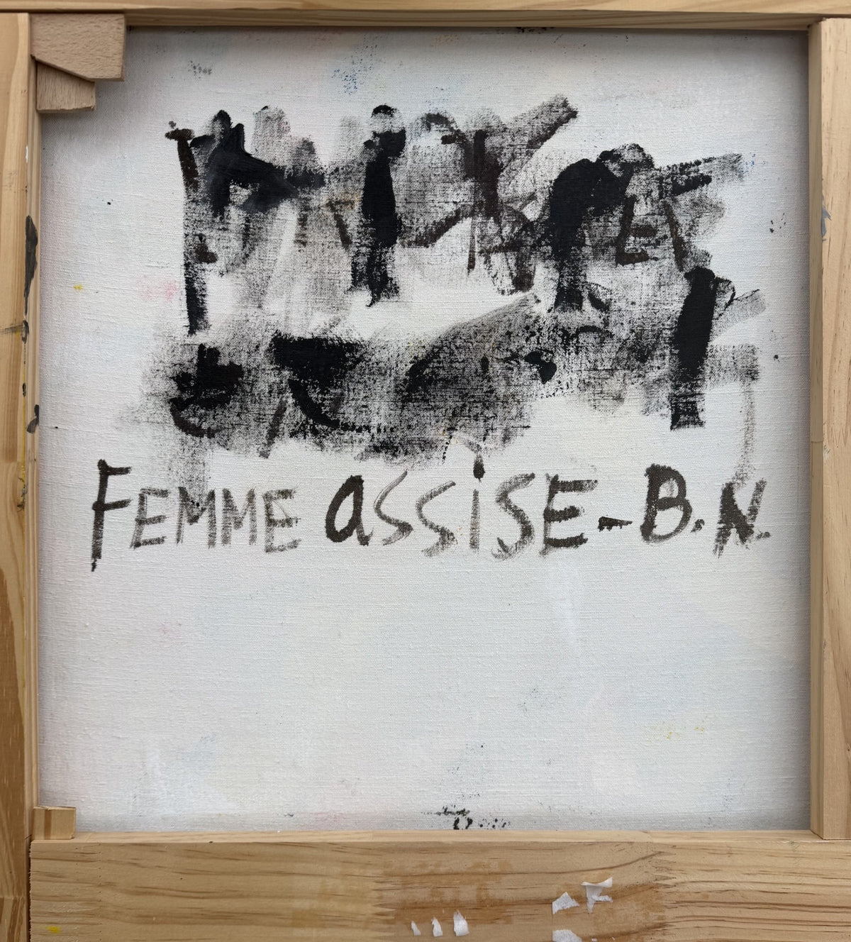 Femme assise - B.N.