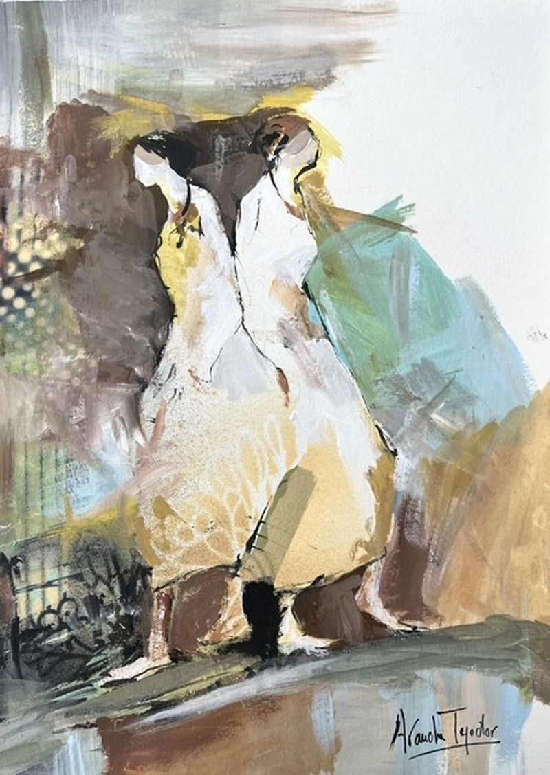 Dessin de ARANCHA TEJEDOR a pour titre  Femmes 21 style figuratif dim : ARANCHA TEJEDORprix:160