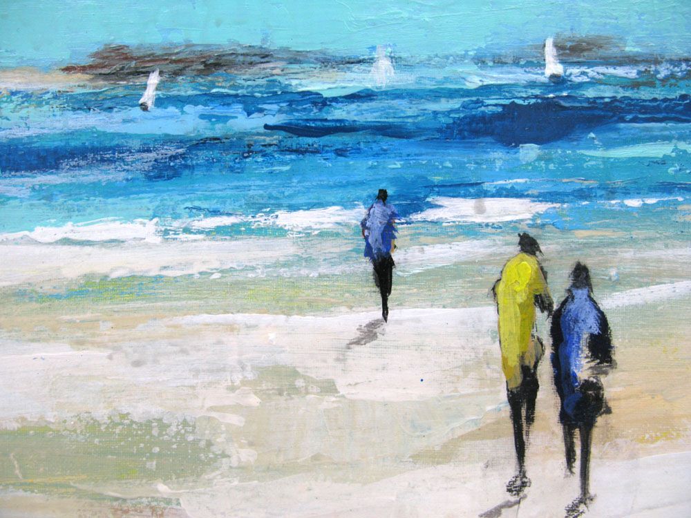 Tableau de KATE BAILEY a pour titre  Finistere nord style figuratif dim : KATE BAILEYprix:220