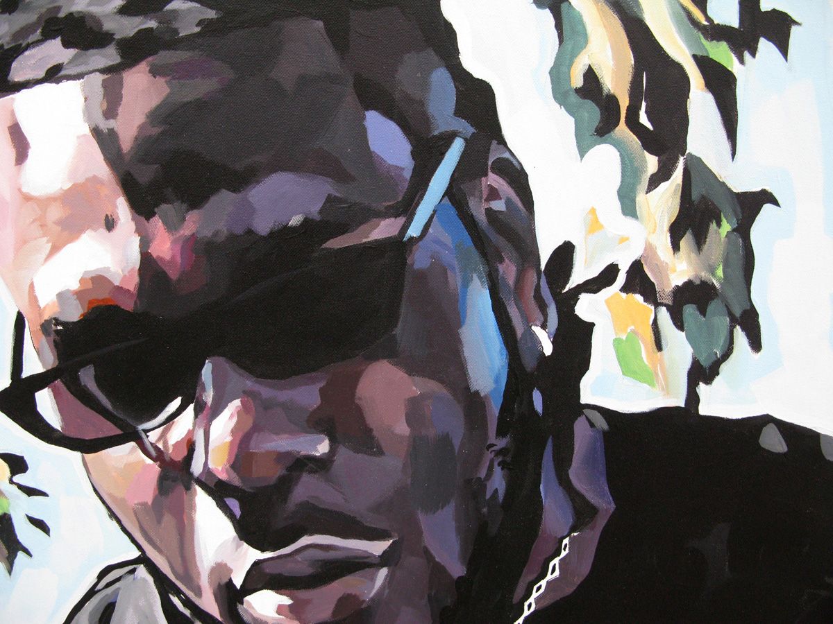 Tableau de FRESHA D a pour titre  Burna style figuratif dim : FRESHA Dprix:750