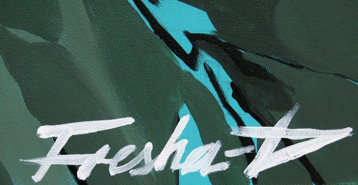 Tableau de FRESHA D a pour titre  Gunna style figuratif dim : FRESHA Dprix:480