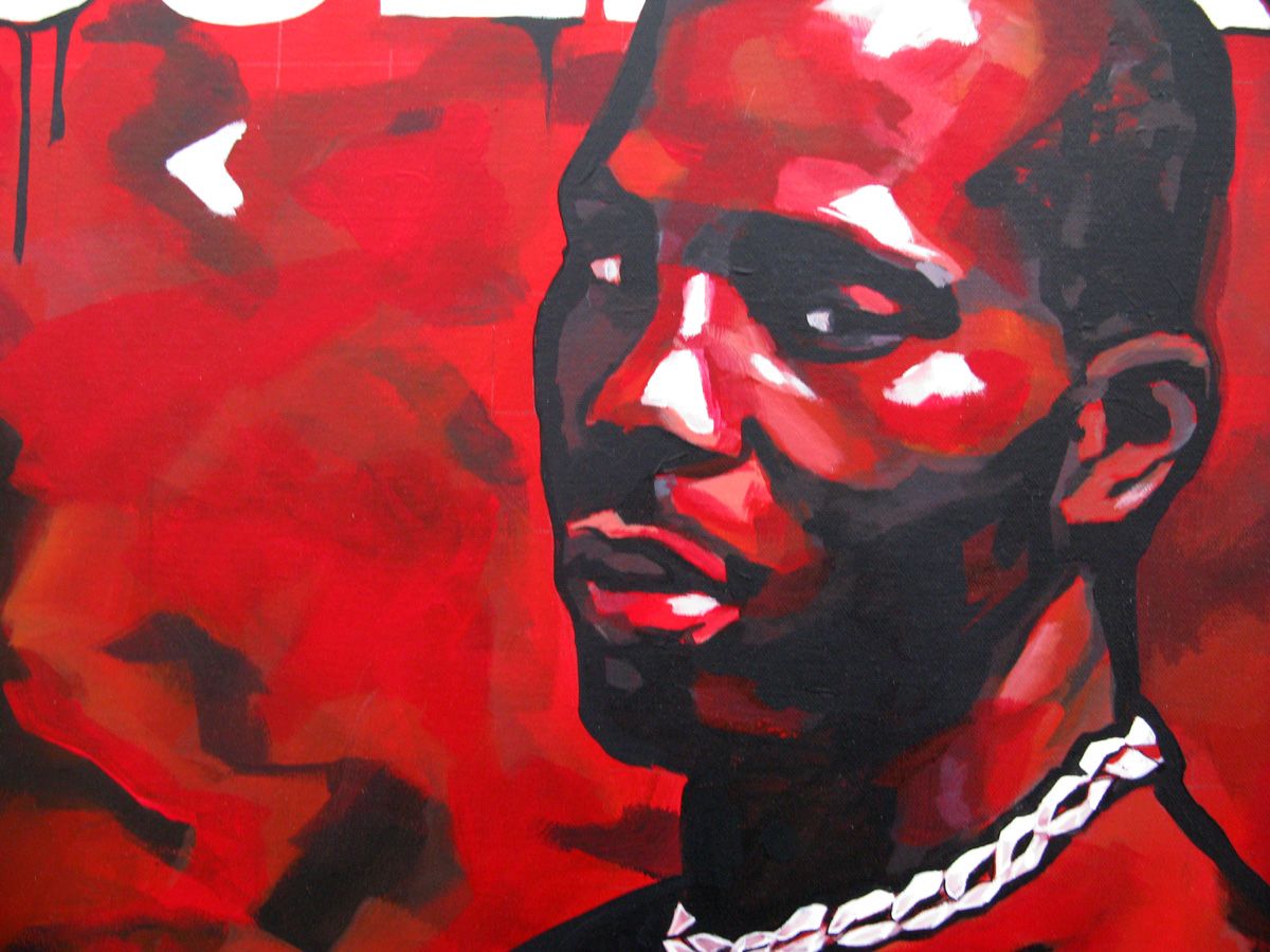Tableau de FRESHA D a pour titre  DMX style figuratif dim : FRESHA Dprix:480