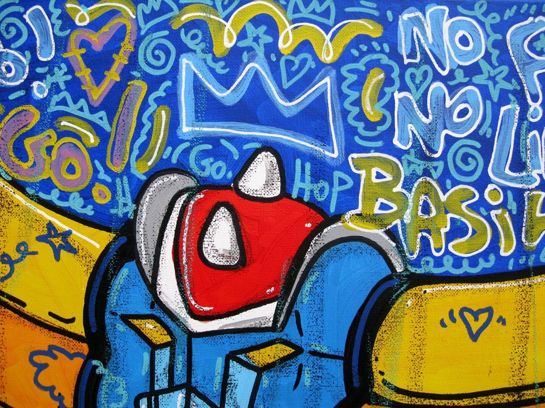 Tableau de RICO SAB a pour titre  Gold Art style street pop art dim : RICO SABprix:450