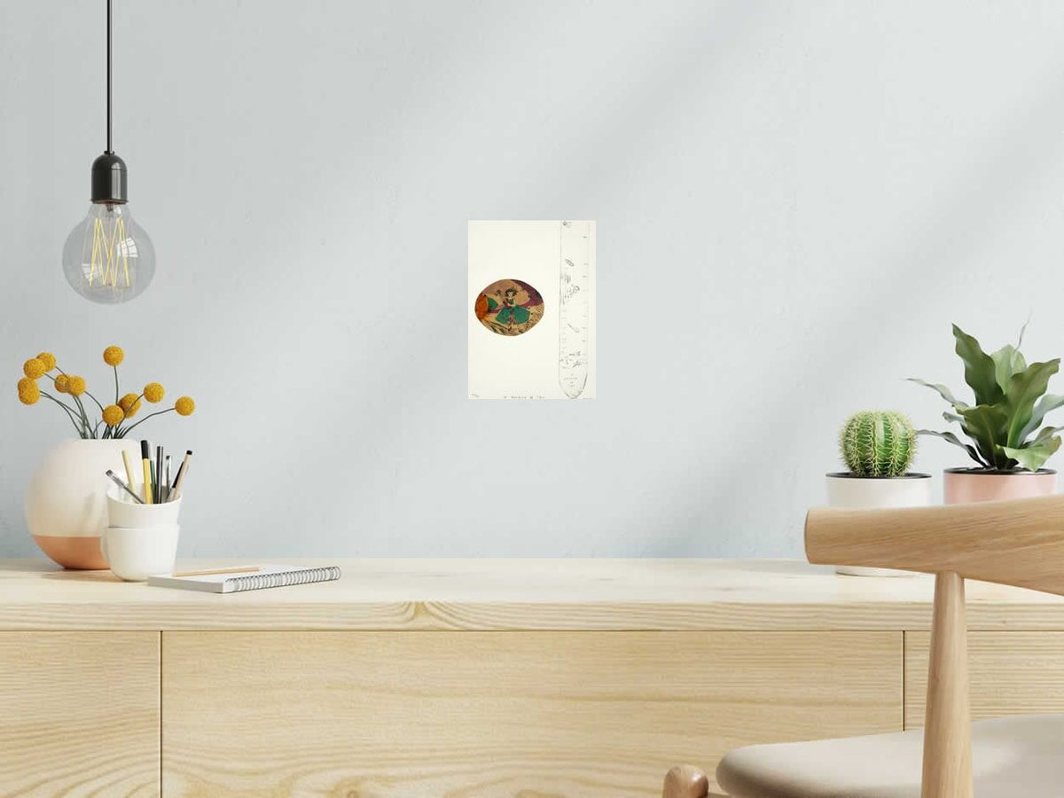 Gravure Le domaine de l'air de ATSUKO ISHII dans un intérieur – 15 × 21 cm
