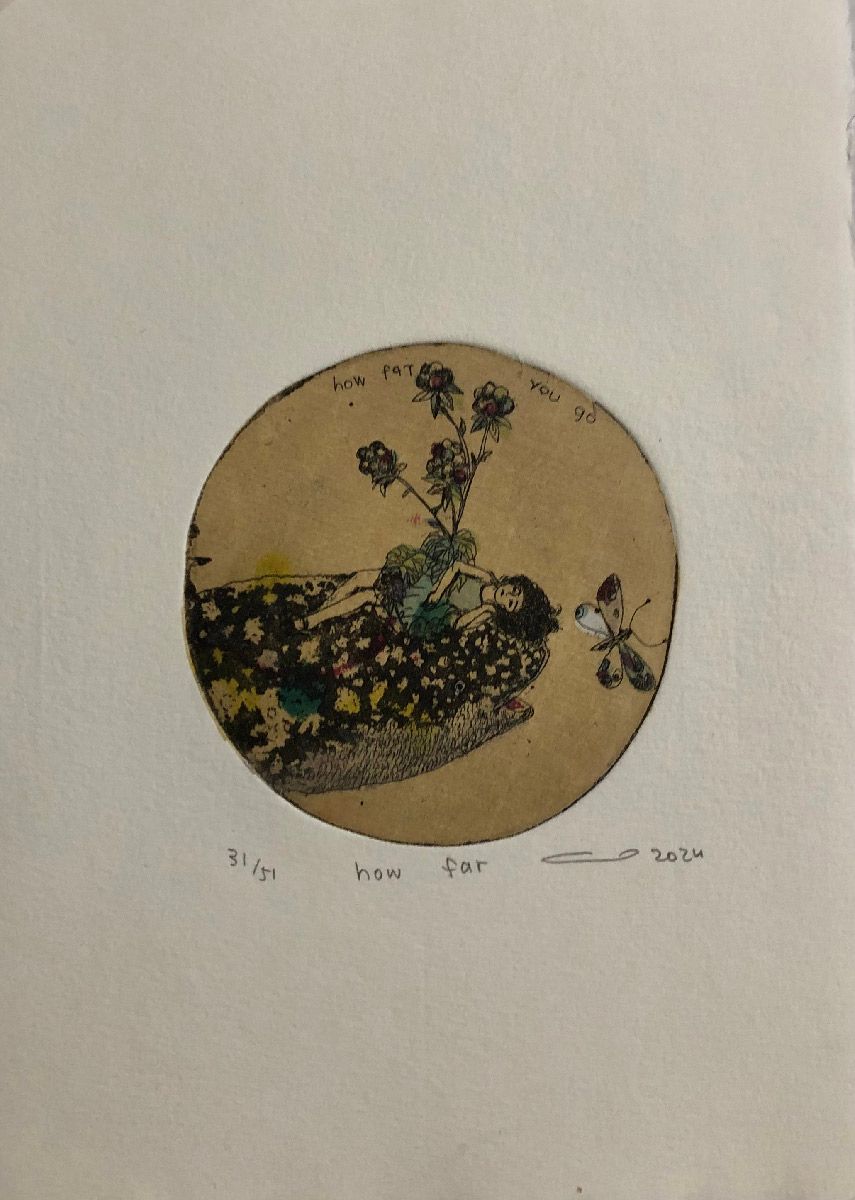 Editions d'art de ATSUKO ISHII a pour titre  how far style figuratif dim : ATSUKO ISHIIprix:40