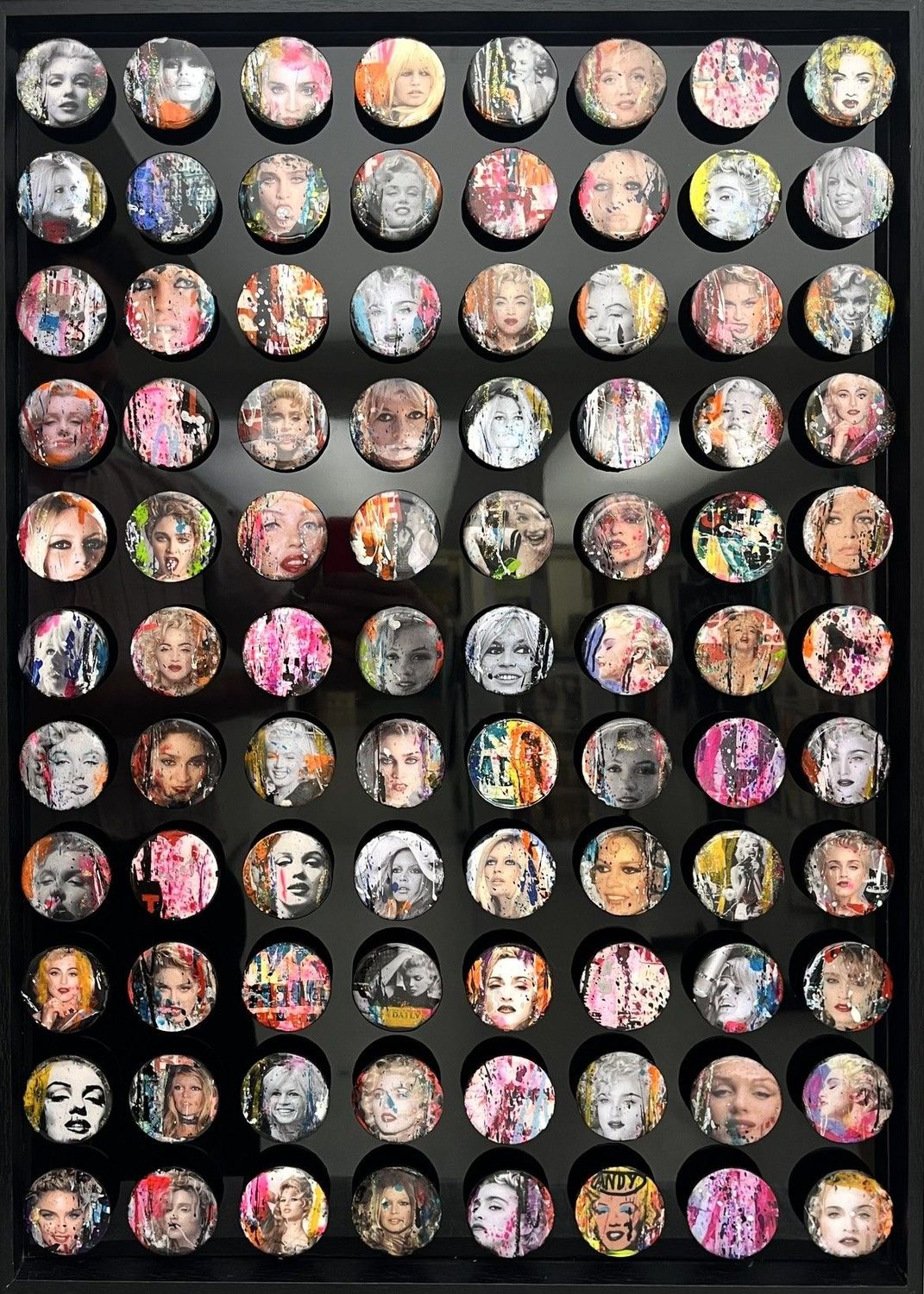 Tableau de THIERRY RASINE a pour titre  Icons style street pop art dim : THIERRY RASINEprix:1600