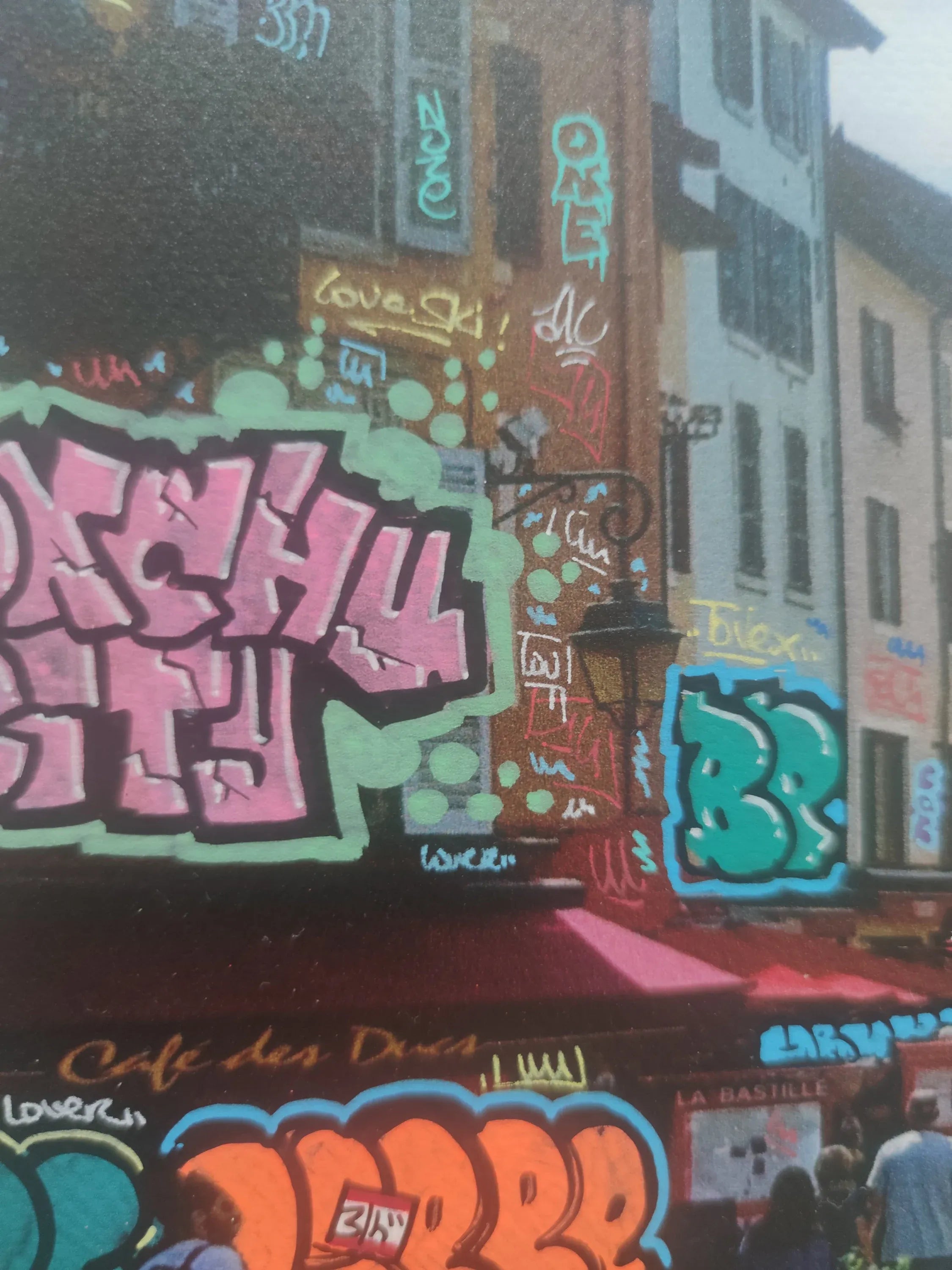 Editions d'art de BLACH a pour titre  Annecy style street art dim : BLACHprix:100
