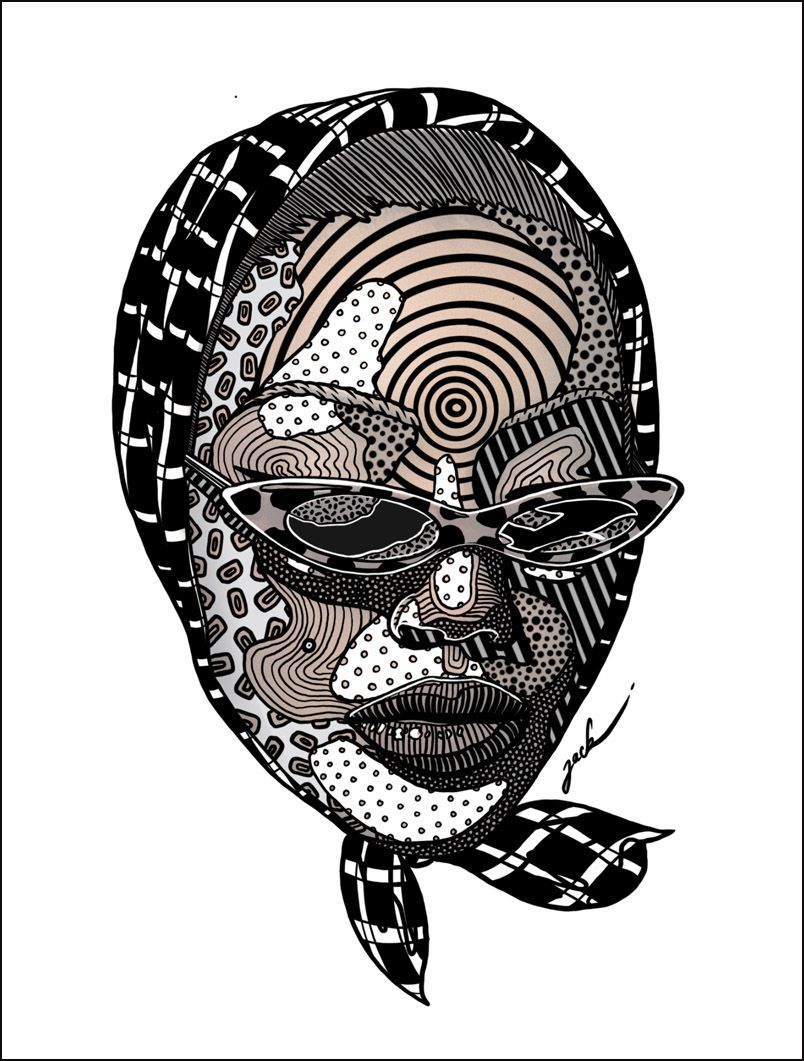 Editions d'art de JACK JACQUOT a pour titre  Sans titre 1 style figuratif, graphique dim : JACK JACQUOTprix:40