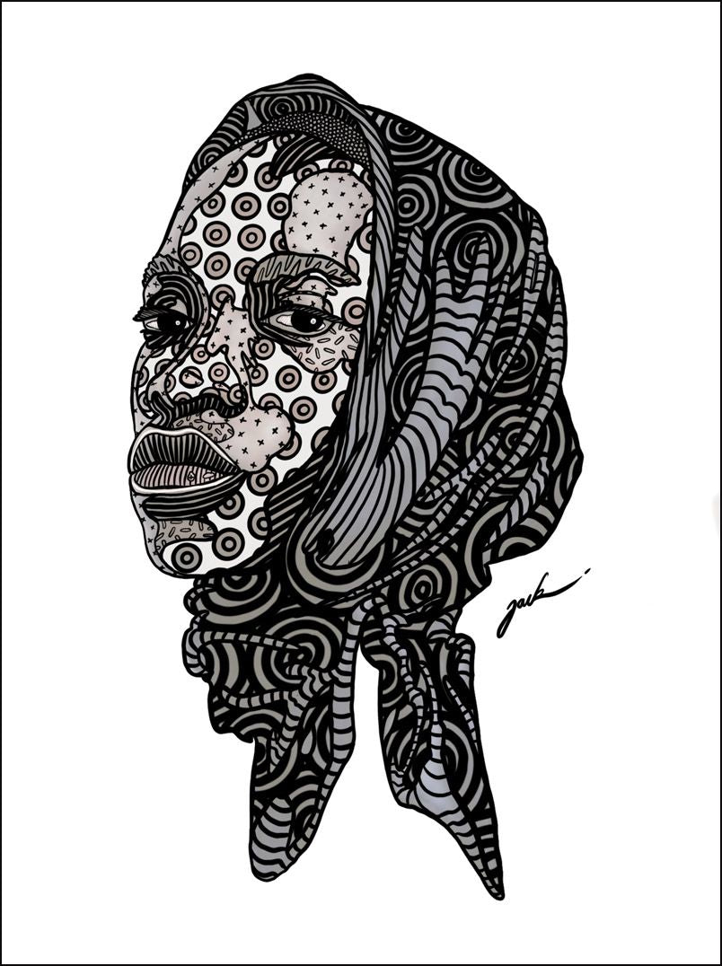 Editions d'art de JACK JACQUOT a pour titre  Sans titre 2 style figuratif, graphique dim : JACK JACQUOTprix:40