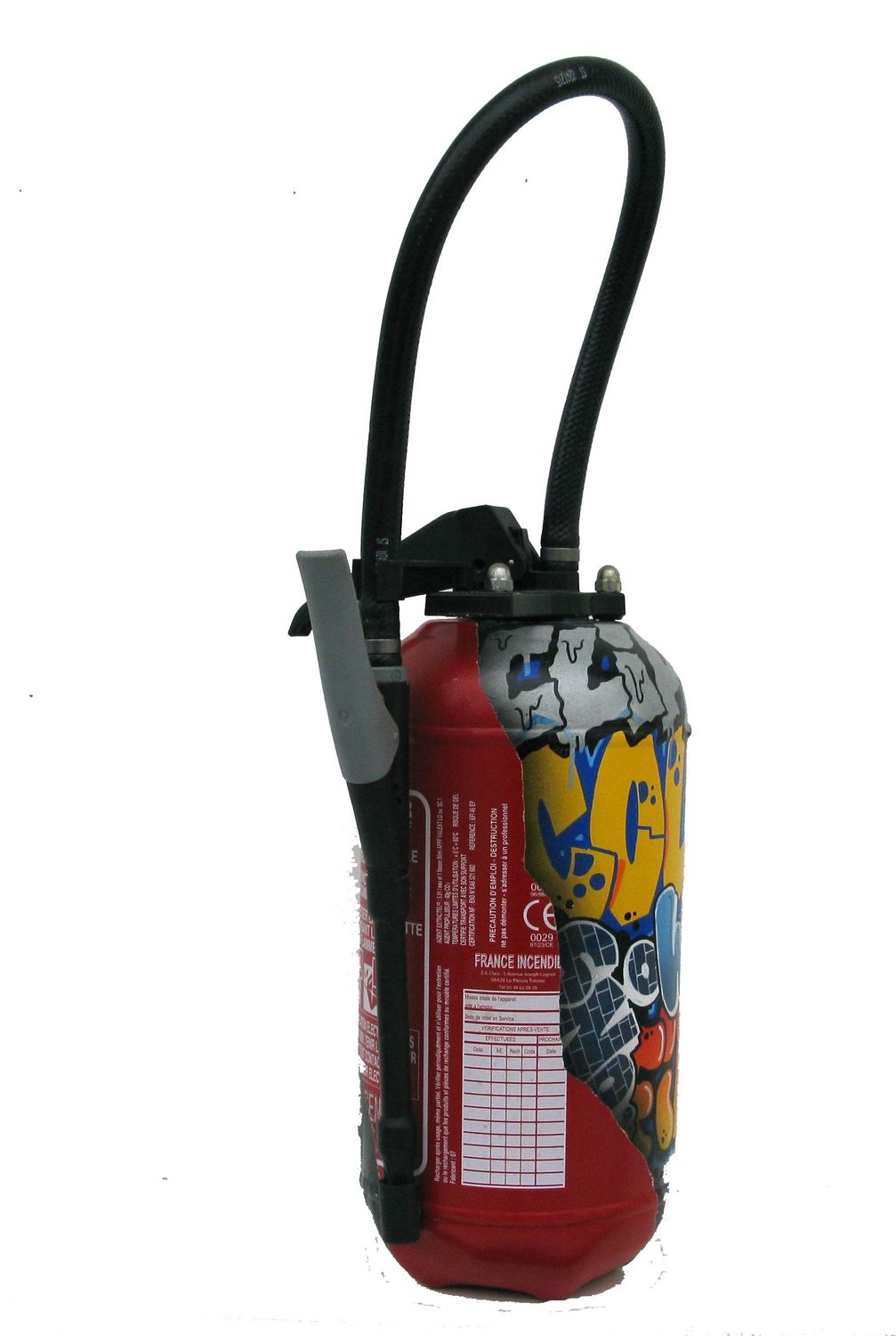 Sculpture de KENY a pour titre  FIRE ART style graffiti, street art dim : KENYprix:600