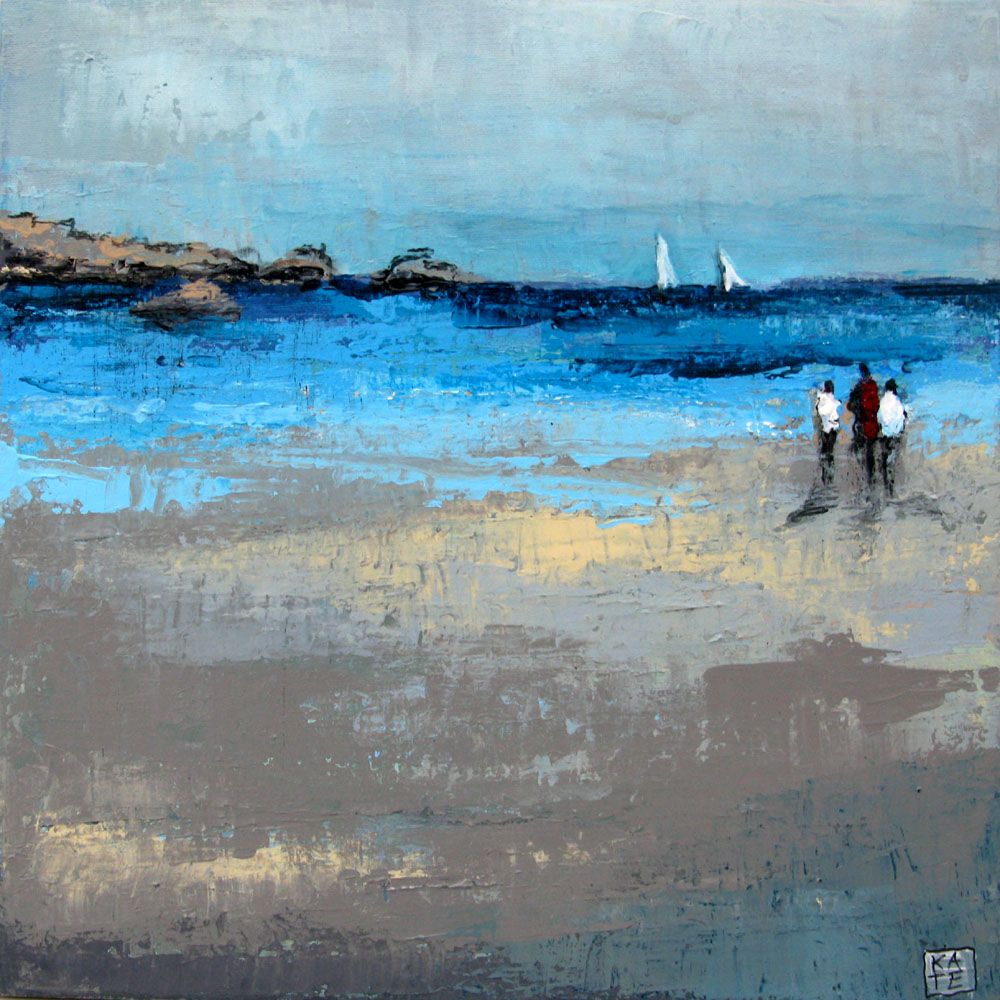 Tableau de KATE BAILEY a pour titre  L'horizon style figuratif dim : KATE BAILEYprix:200