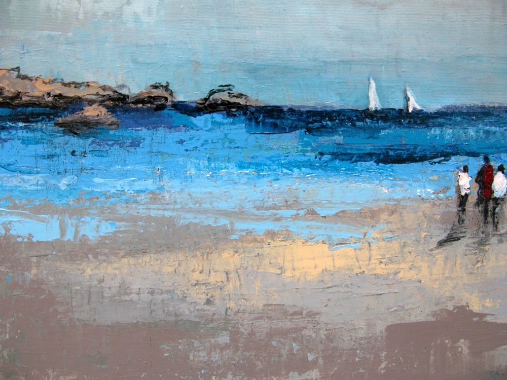 Tableau de KATE BAILEY a pour titre  L'horizon style figuratif dim : KATE BAILEYprix:200