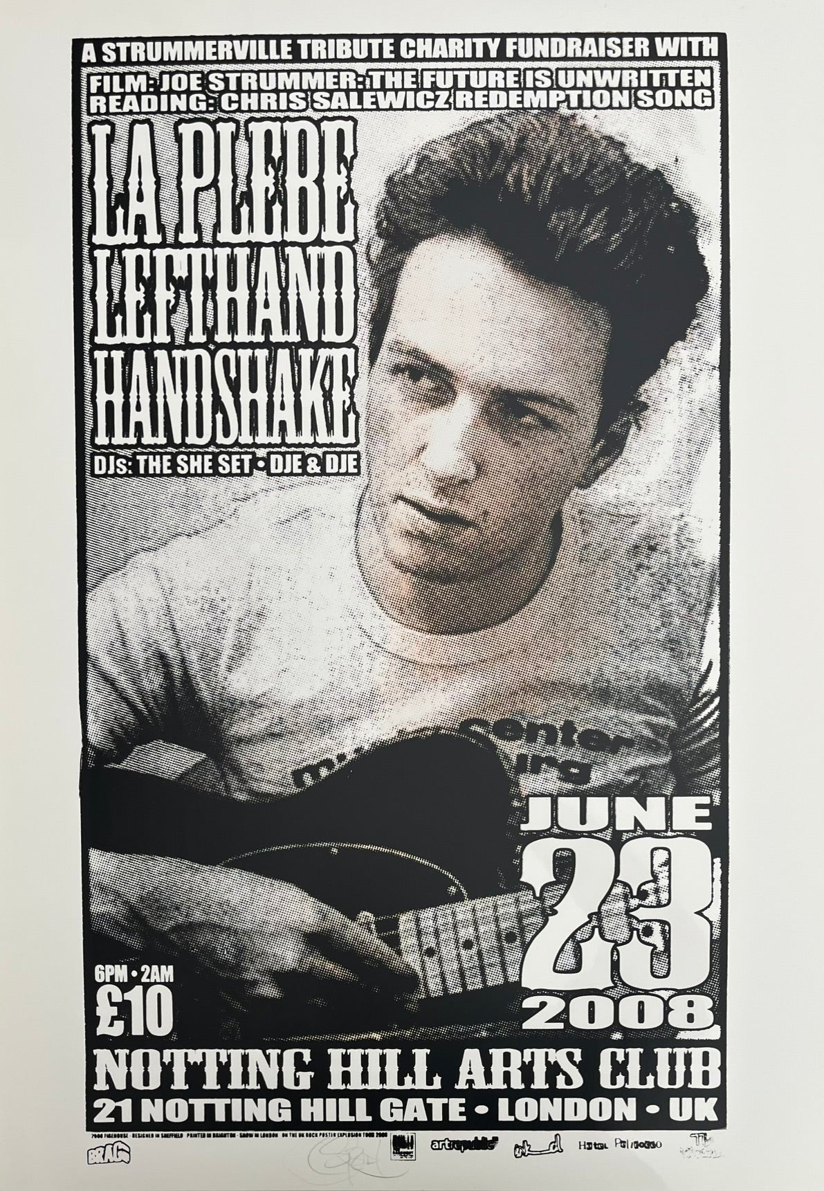 JOE STRUMMER LA PLEBE LEFTHAND 2008