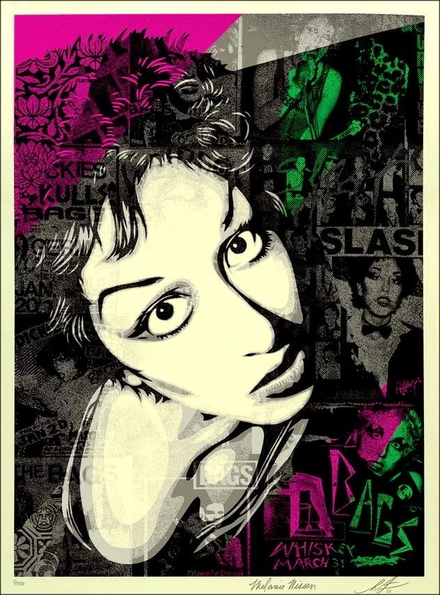 Lithographie moyen format Alice bag – OBEY : SHEPARD FAIREY – 61 × 91 cm