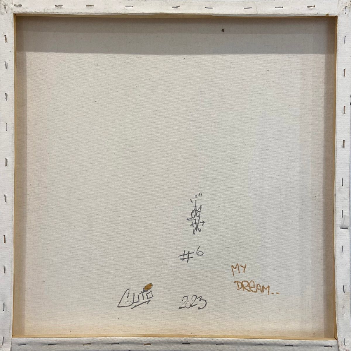 Tableau de GUTI a pour titre  My Dream style street art dim : GUTIprix:250