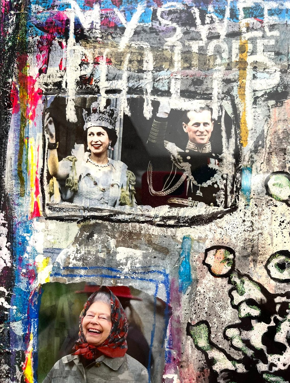 Tableau de THIERRY RASINE a pour titre  My sweet Prince style street pop art dim : THIERRY RASINEprix:1400