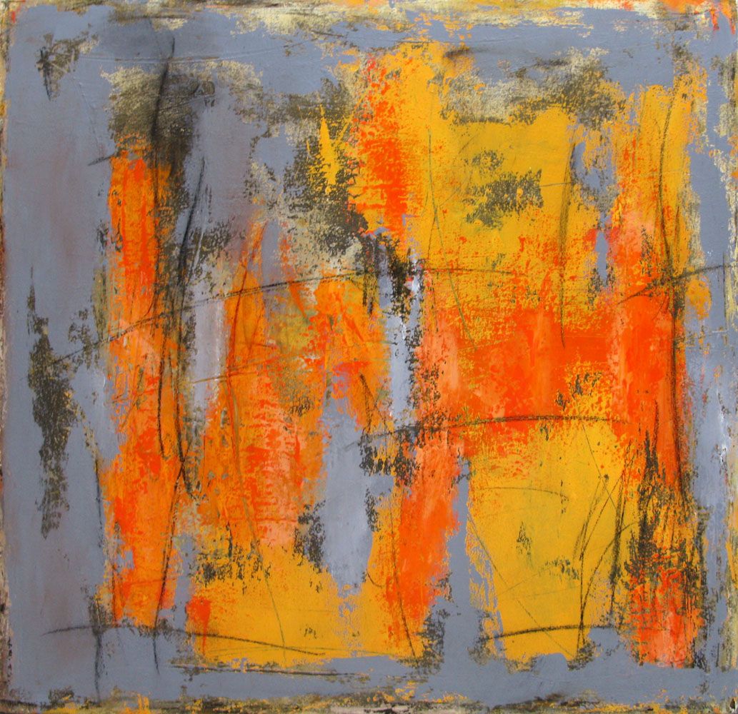 Tableau de TANIA CARRARA a pour titre  Nuances d'hiver style abstrait dim : TANIA CARRARAprix:1100