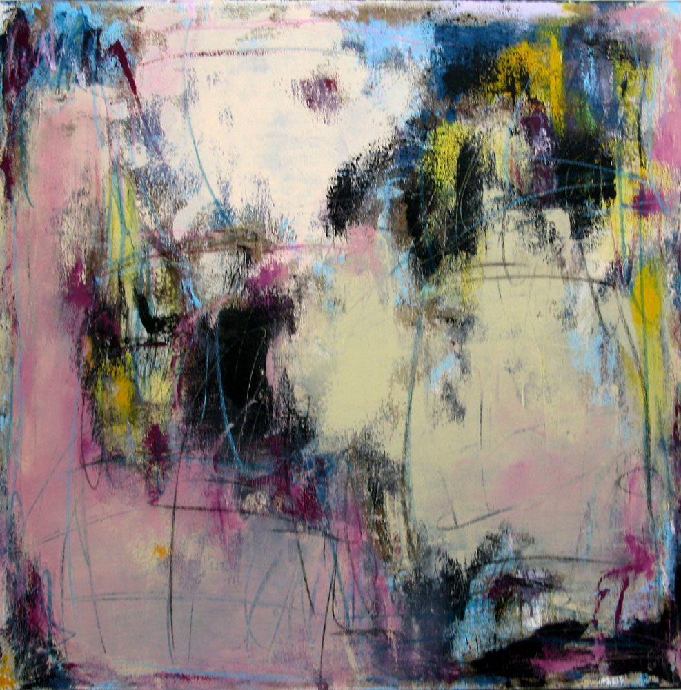 Tableau de TANIA CARRARA a pour titre  Nuances de Printemps style abstrait dim : TANIA CARRARAprix:1100