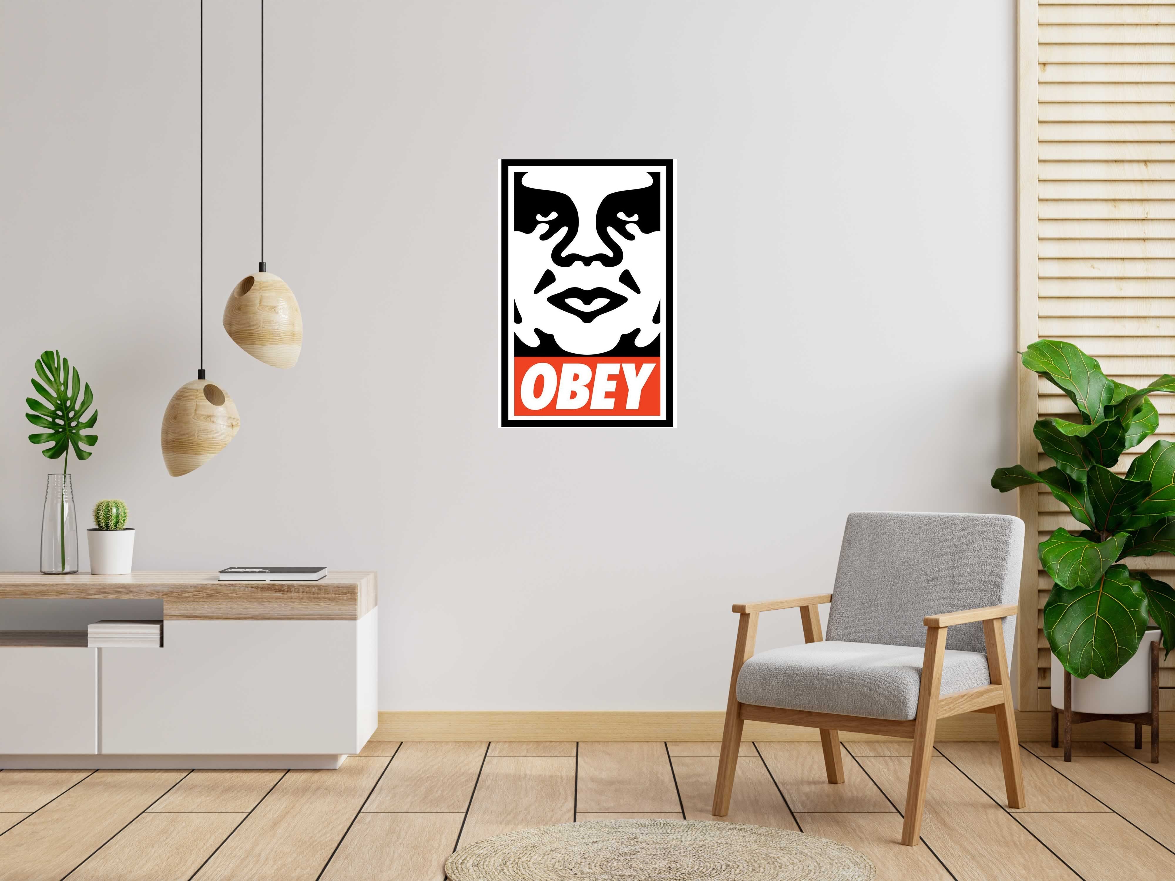 Editions d'art de OBEY : SHEPARD FAIREY  a pour titre  OBEY ICON style street pop art dim : OBEY : SHEPARD FAIREY prix:90