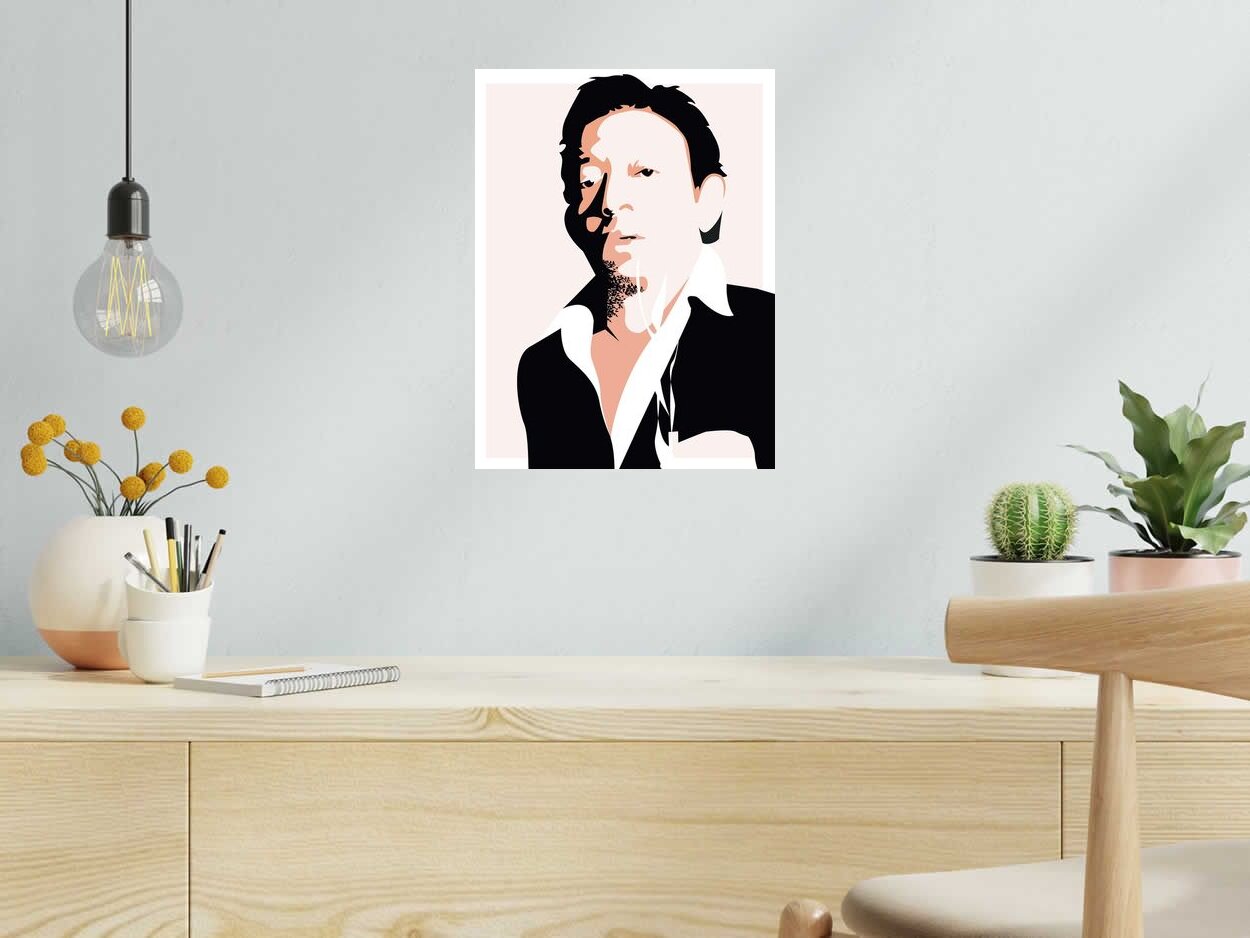 Editions d'art de JMC a pour titre  SERGE style figuratif, graphique dim : JMCprix:50