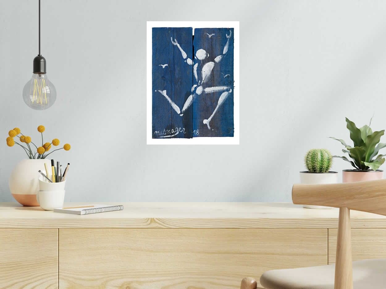 Editions d'art de JEROME MESNAGER a pour titre  SANS TITRE style street art  dim : JEROME MESNAGERprix:95