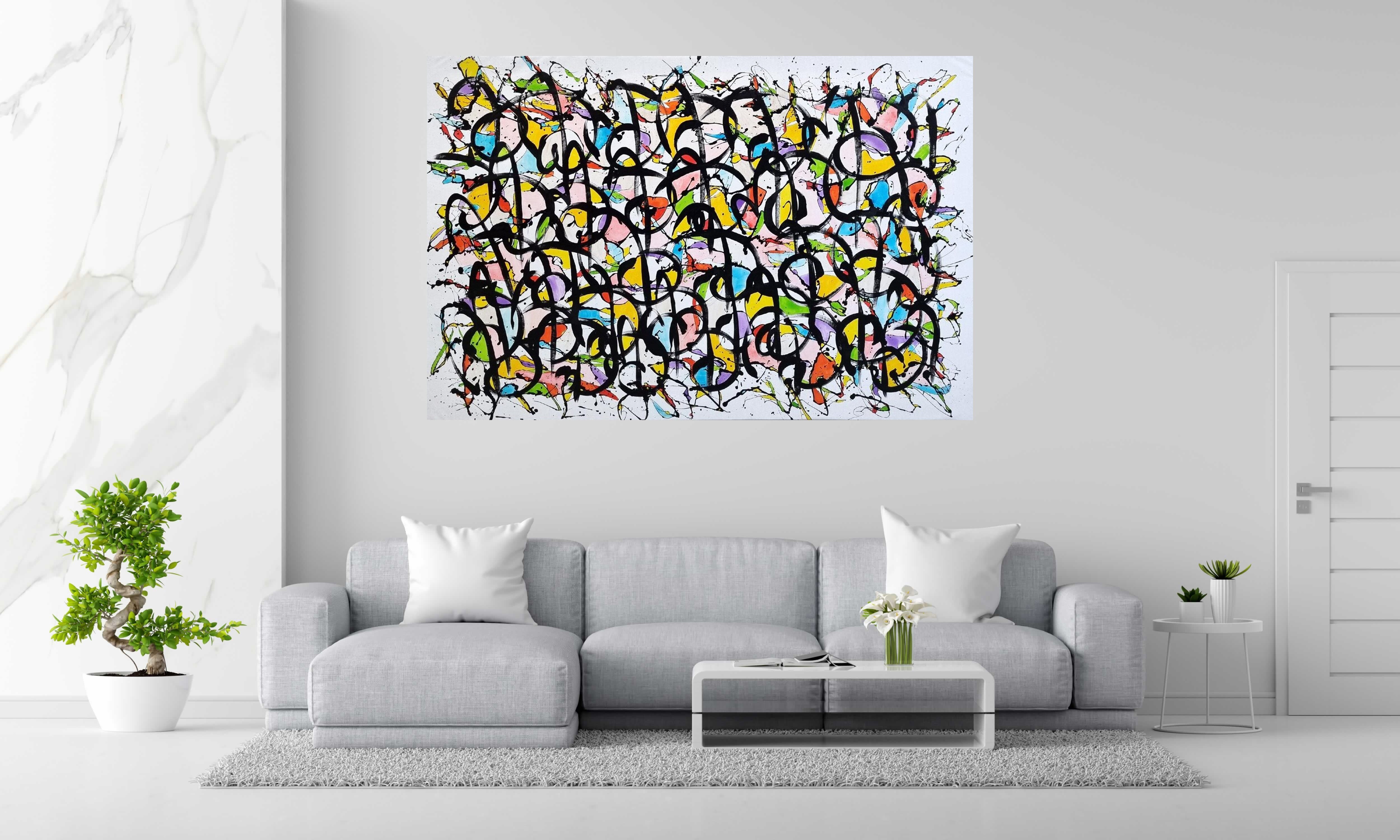 Tableau de STEPHANE RIME a pour titre  NONAME D71 style abstrait dim : STEPHANE RIMEprix:2000