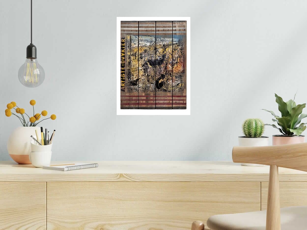 Editions d'art de ARTISTE OUVRIER a pour titre  WALTER BELL SCOTT style figuratif dim : ARTISTE OUVRIERprix:100