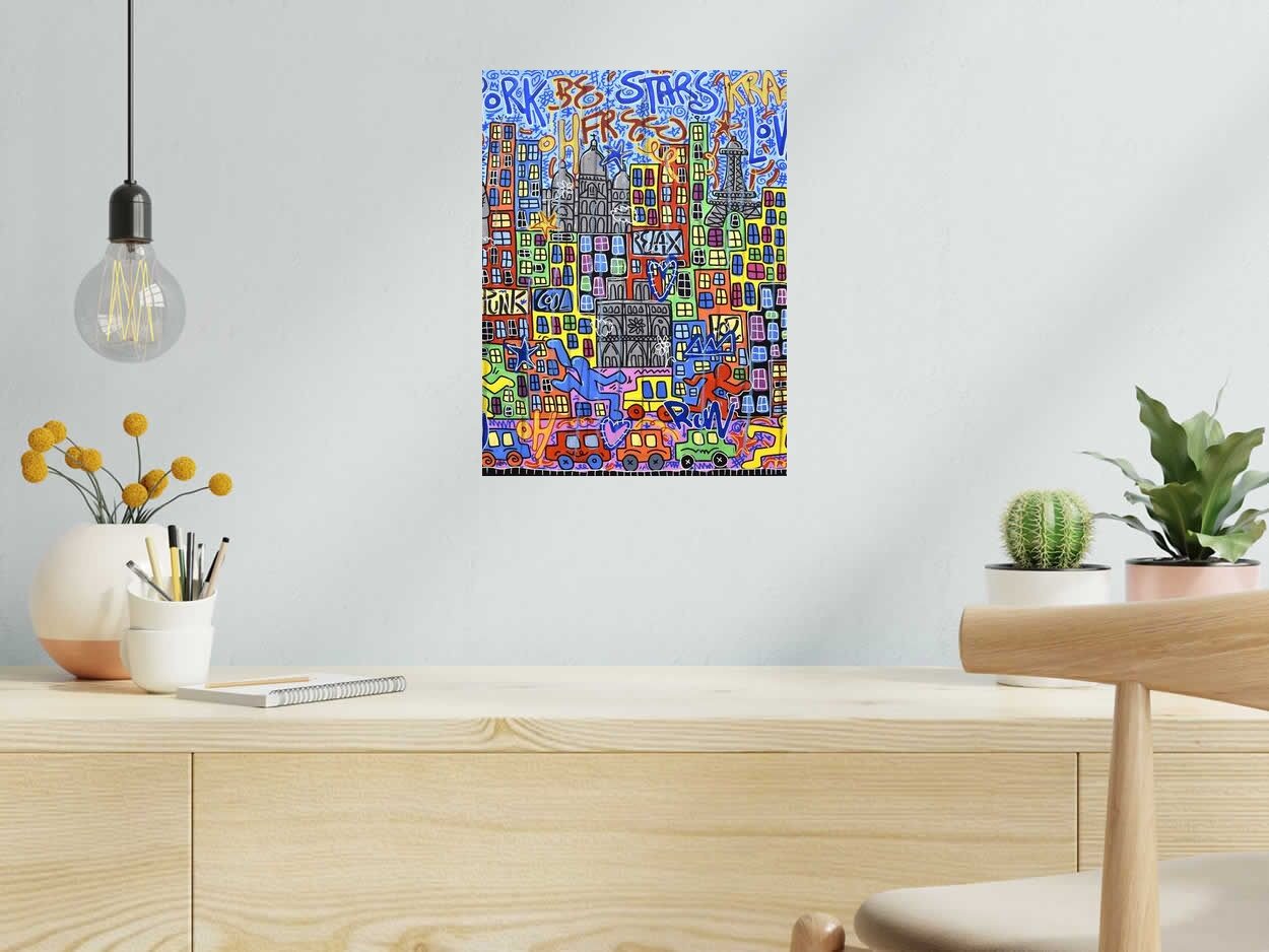 Editions d'art de RICO SAB a pour titre  NEW YORK style street pop art dim : RICO SABprix:70