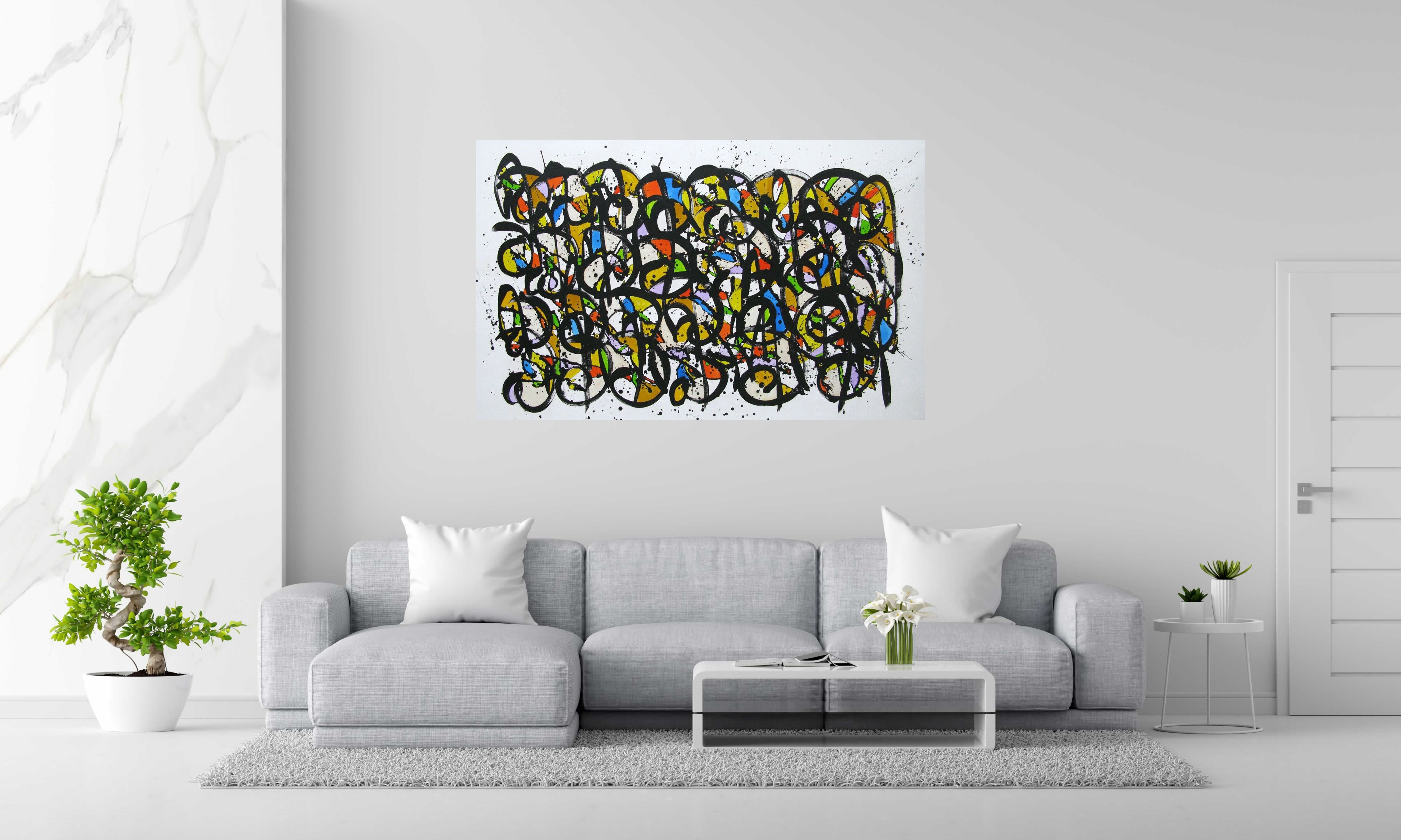 Tableau de STEPHANE RIME a pour titre  NONAME C5 style abstrait dim : STEPHANE RIMEprix:1600