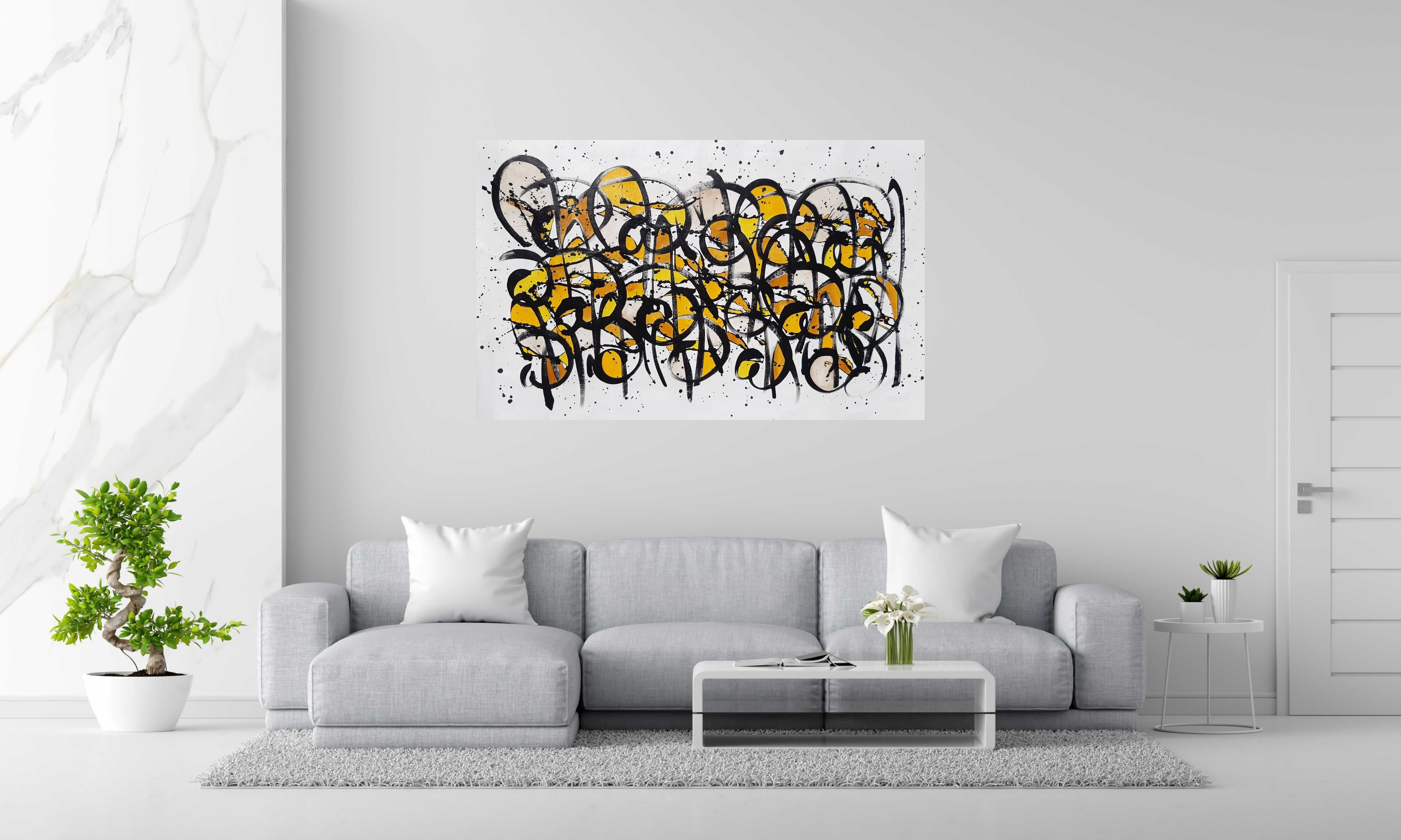 Tableau de STEPHANE RIME a pour titre  NONAME C6 style abstrait dim : STEPHANE RIMEprix:1600