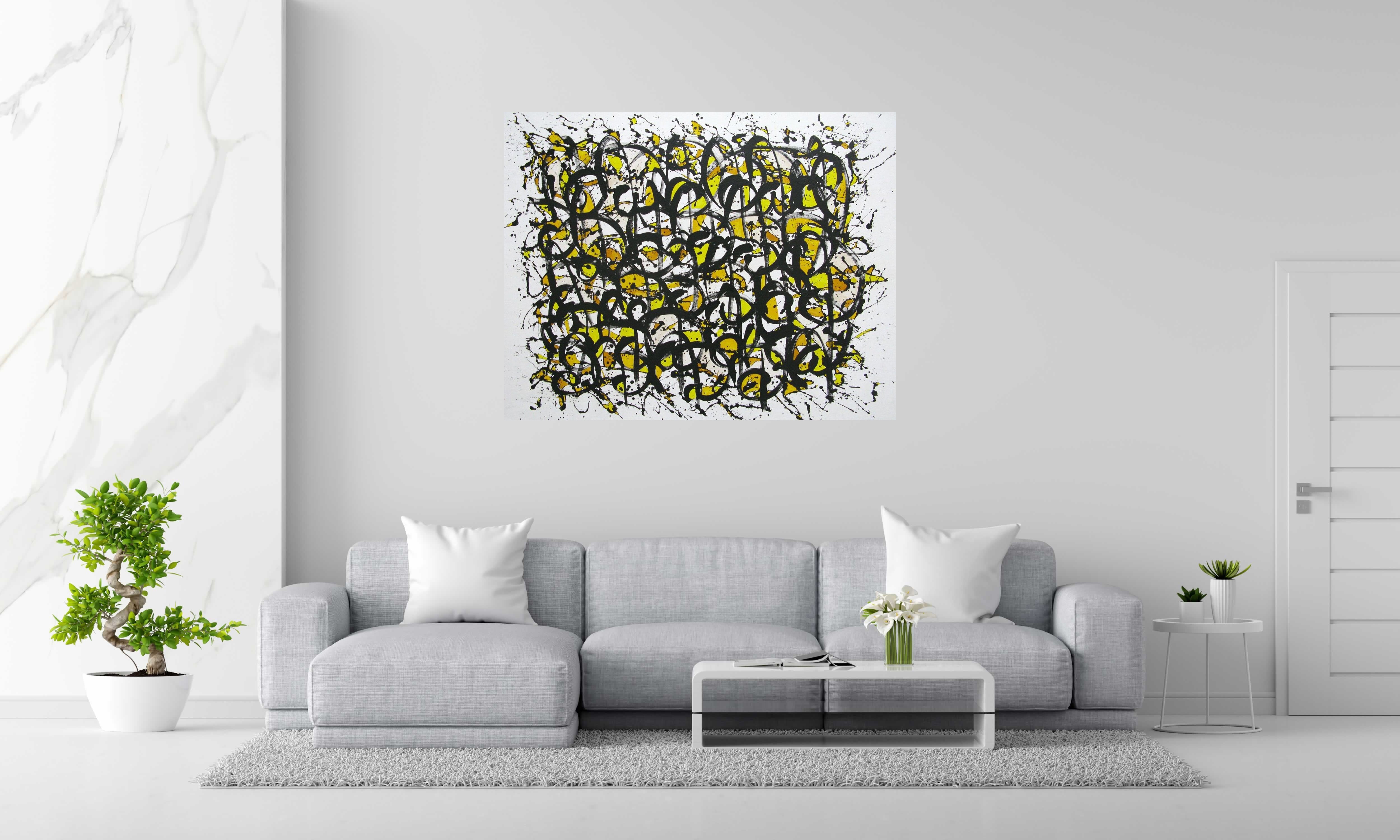 Tableau de STEPHANE RIME a pour titre  NONAME D57 style abstrait dim : STEPHANE RIMEprix:1350