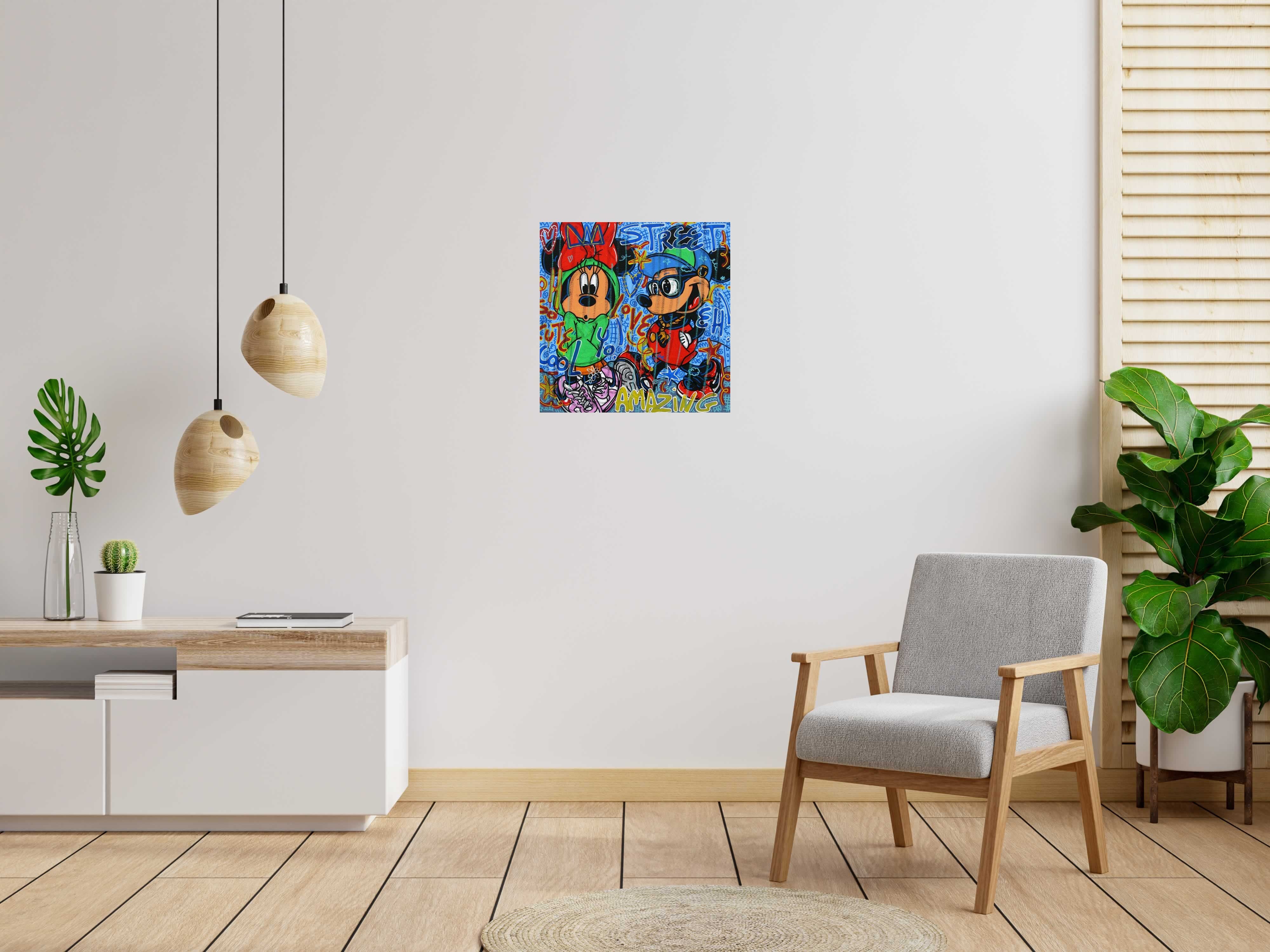 Tableau de RICO SAB a pour titre  Be street style street pop art, street art dim : RICO SABprix:320